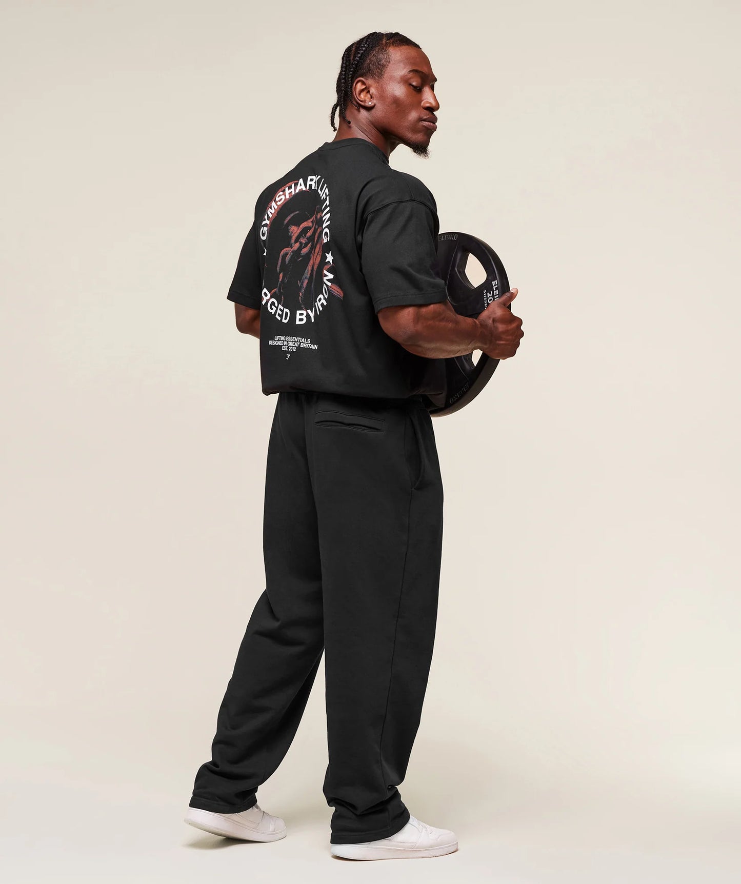 PLAYERA OVERSIZED FORGED BY IRON GYMSHARK