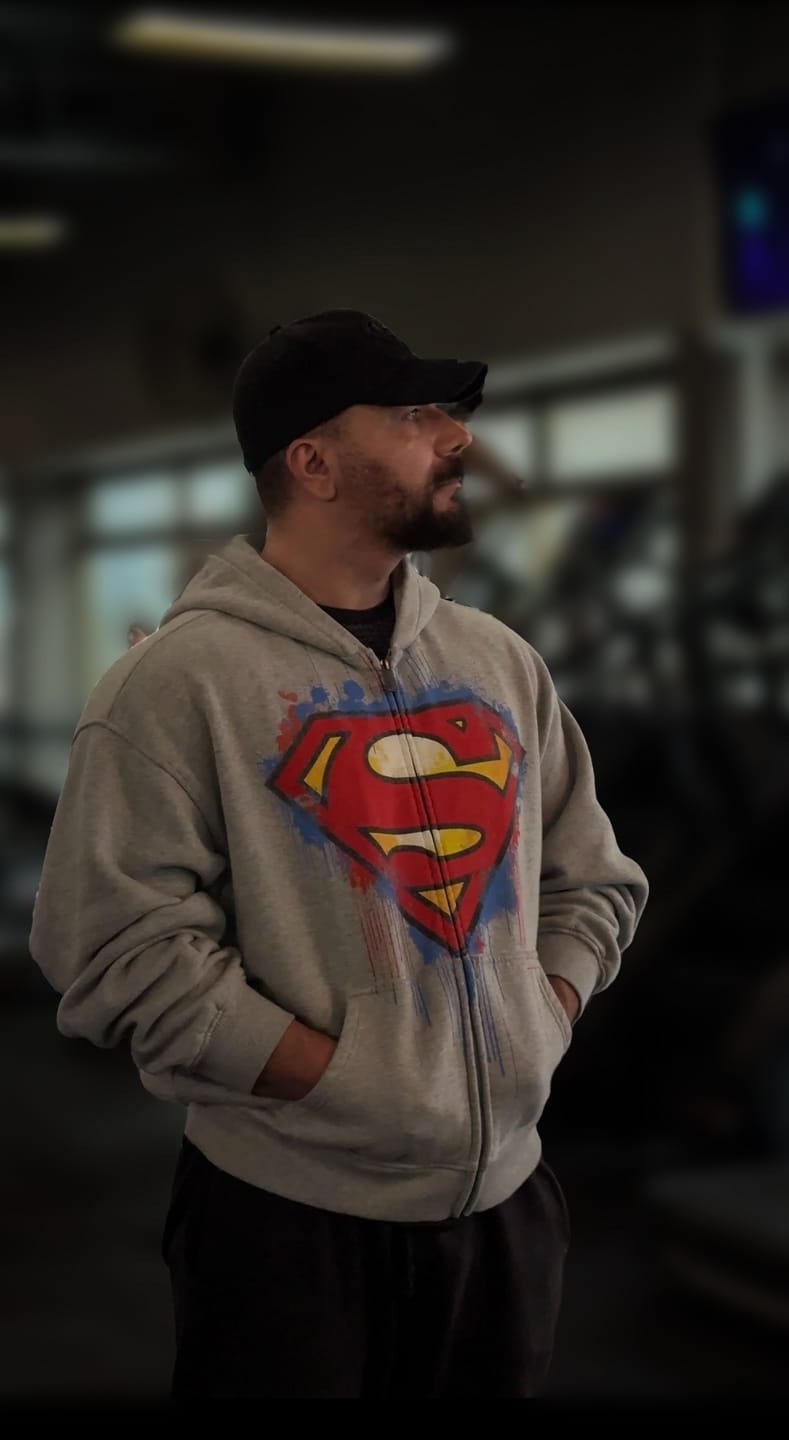 HOODIE OVERSIZED SUPERMAN DRIP ZIP YOUNGLA