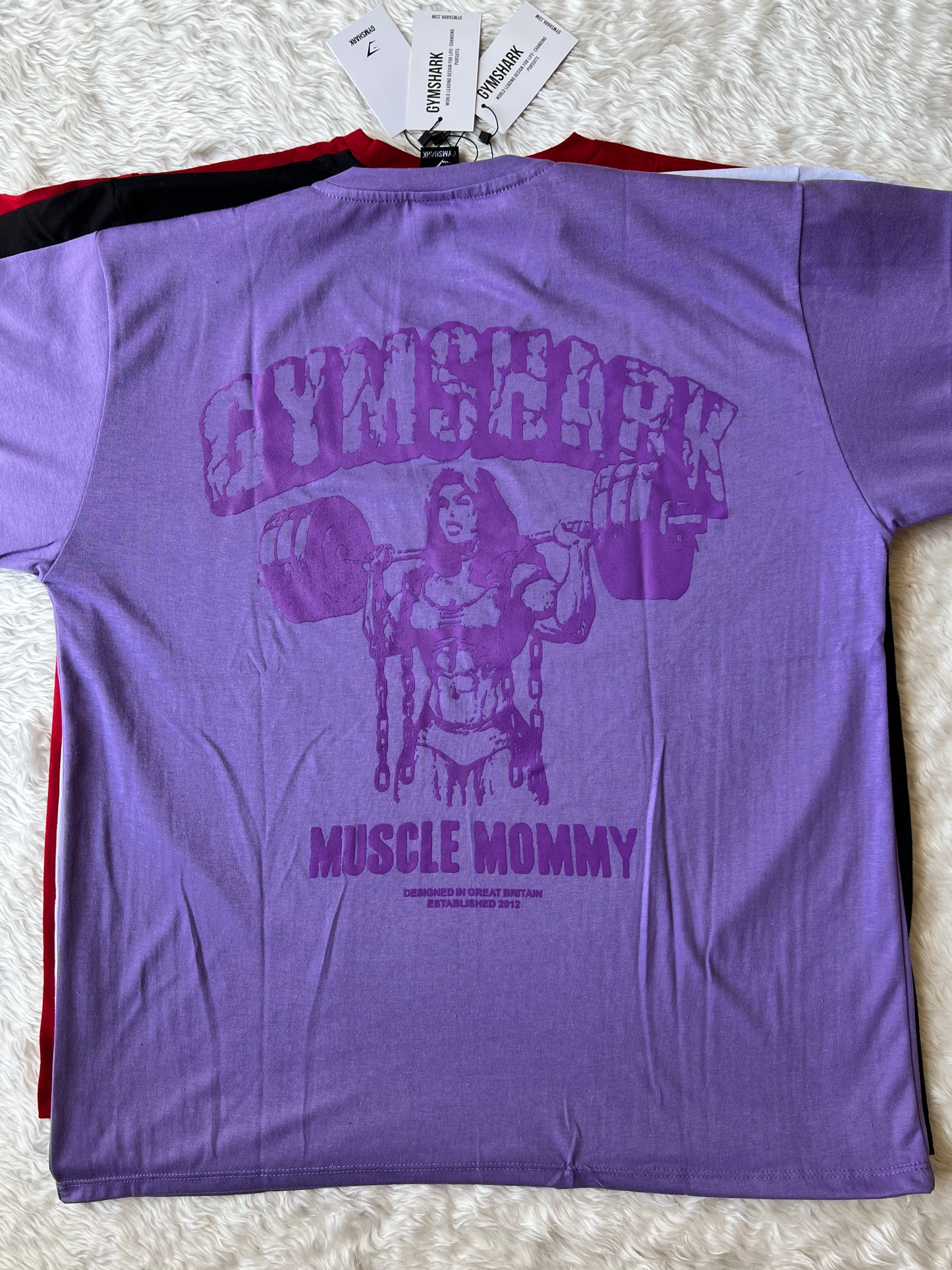 PLAYERA OVERSIZE MUSCLE MOMMY