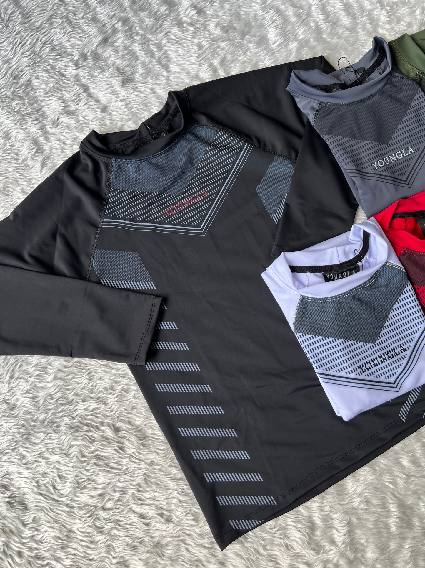 Playera Compression Manga Larga SuperHeroe YLA