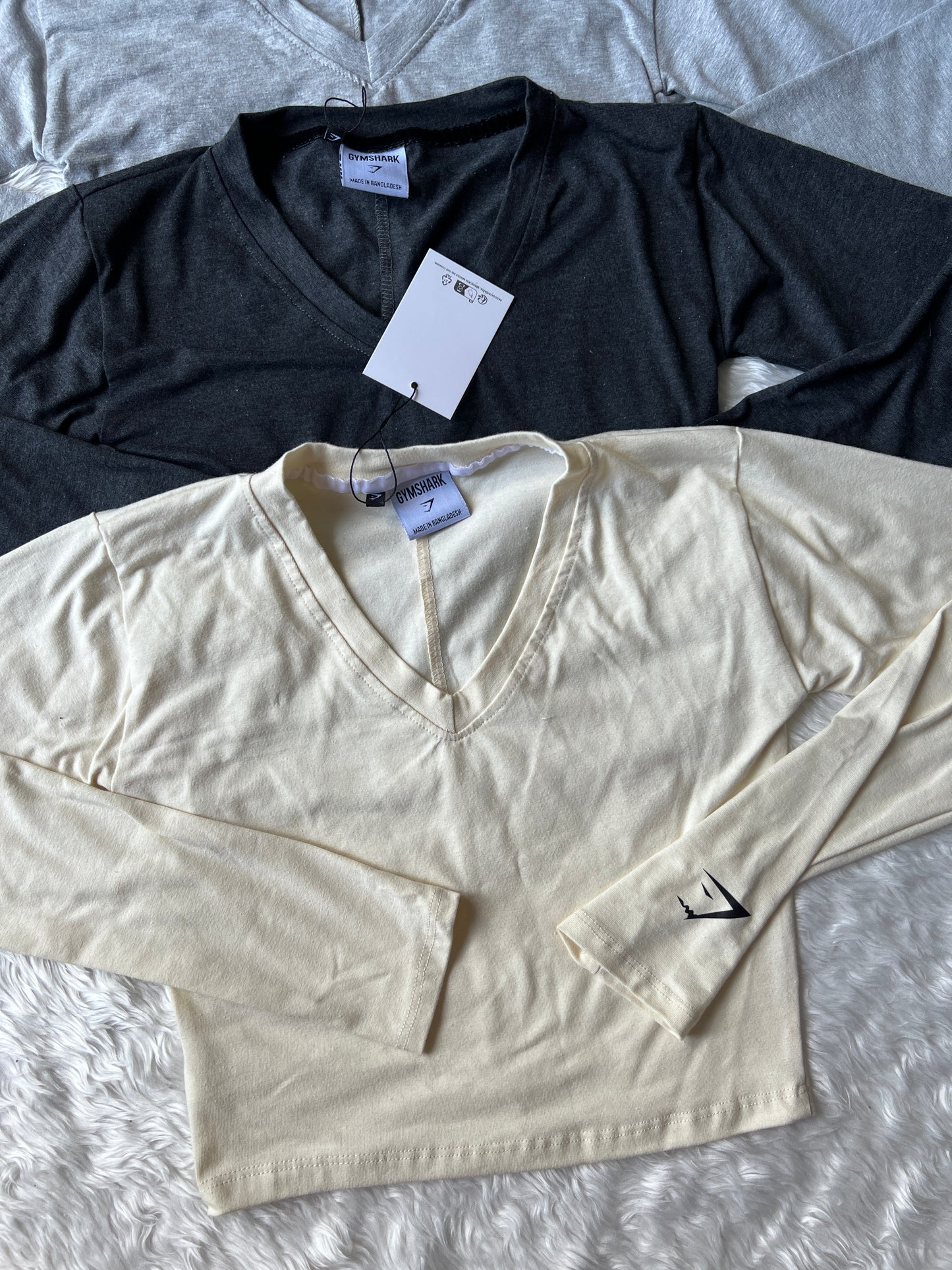 Midi Top Manga Larga Gymshark