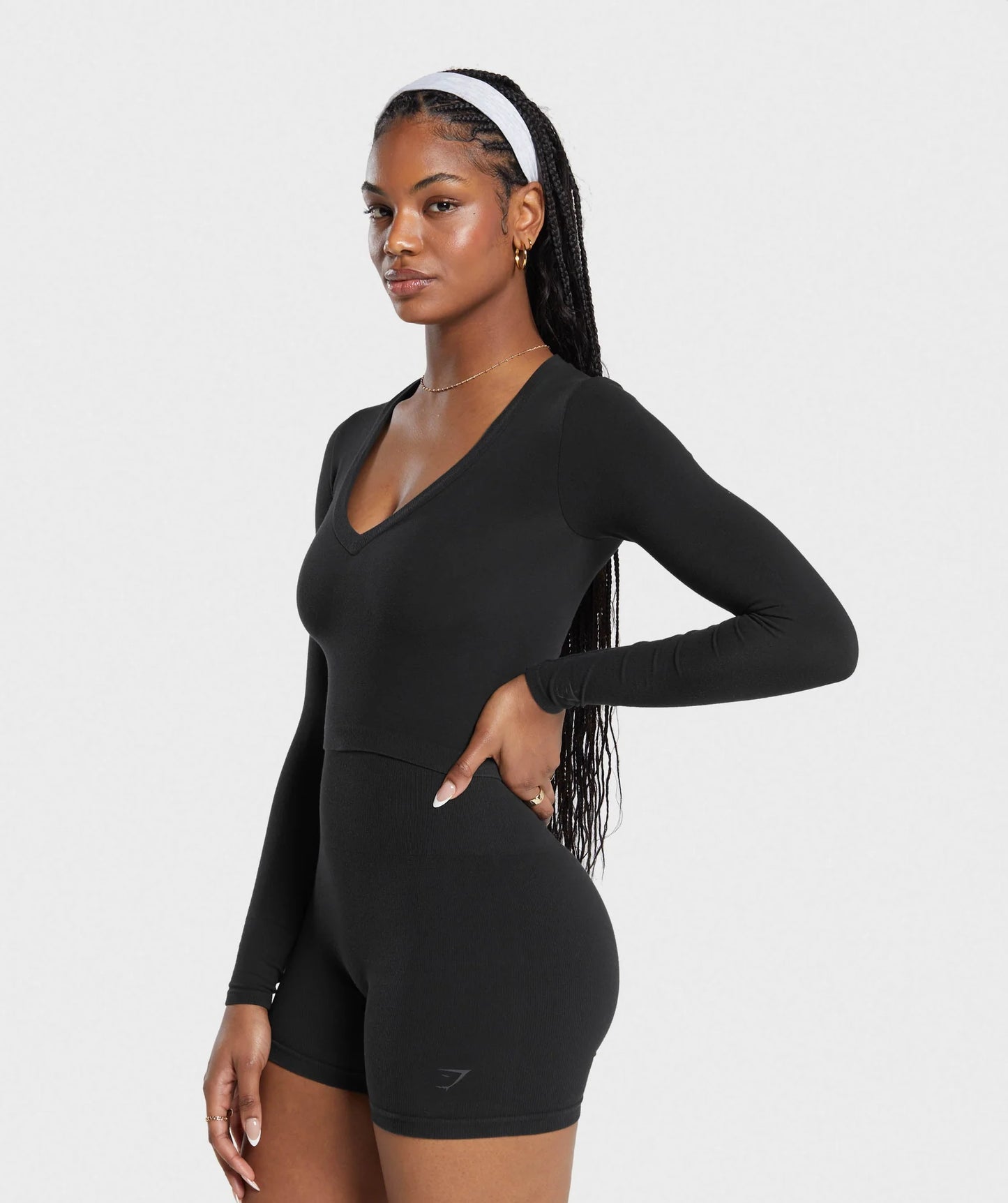 Midi Top Manga Larga Gymshark
