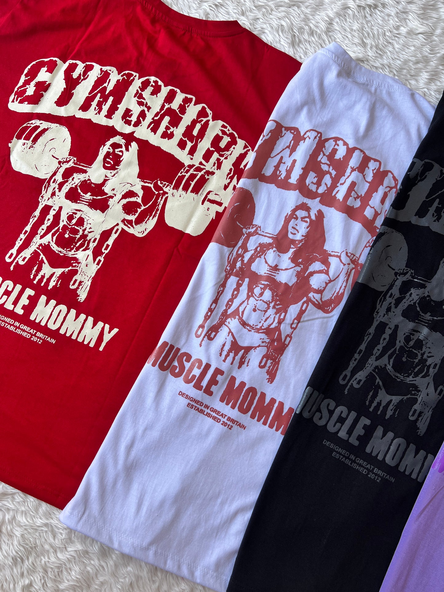PLAYERA OVERSIZE MUSCLE MOMMY
