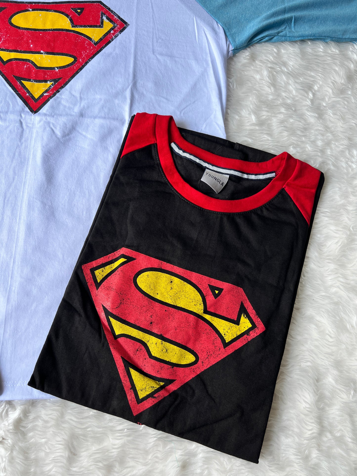 PLAYERAS MANGA 3/4 SUPERMAN