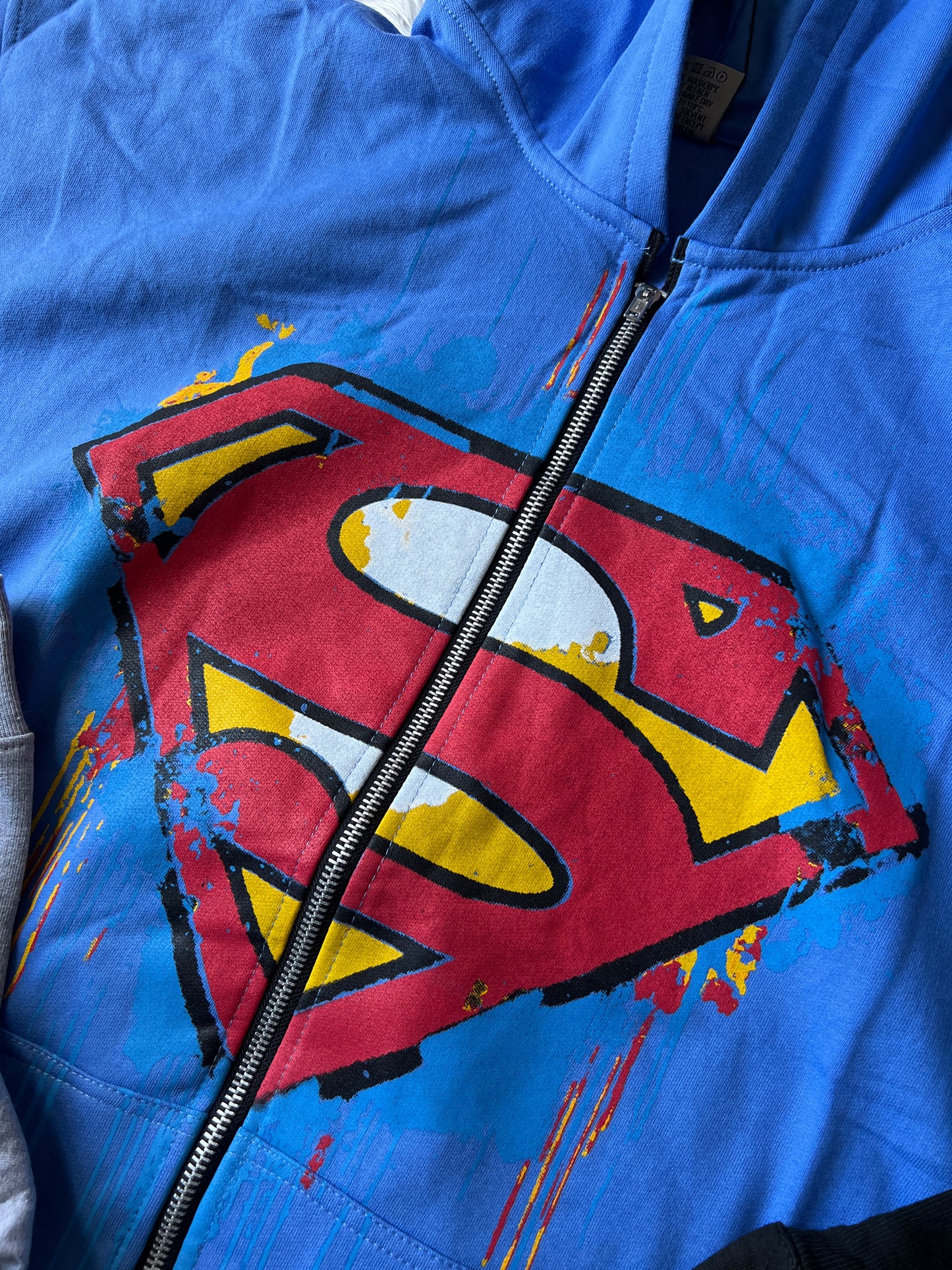HOODIE OVERSIZED SUPERMAN DRIP ZIP YOUNGLA