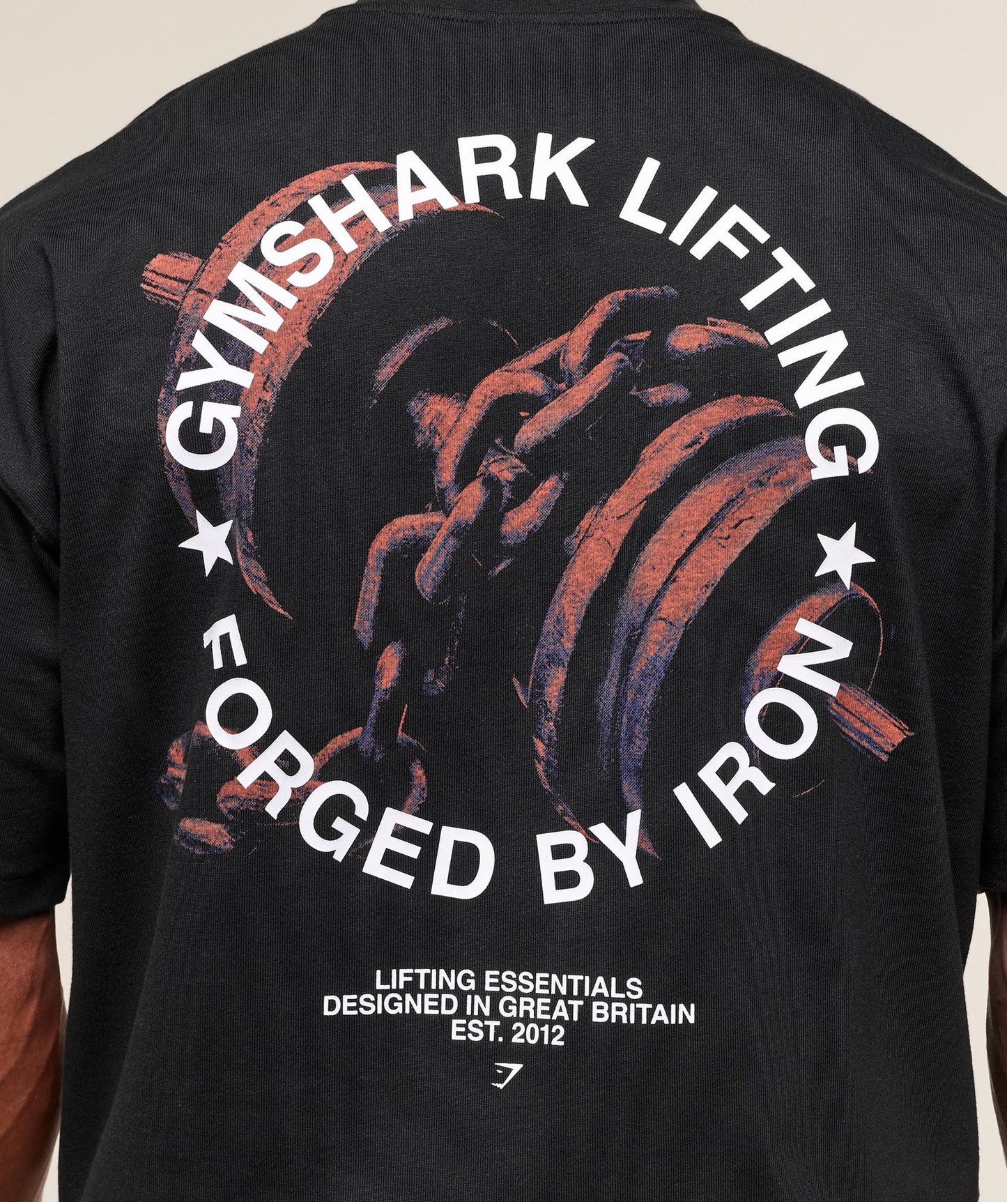 PLAYERA OVERSIZED FORGED BY IRON GYMSHARK
