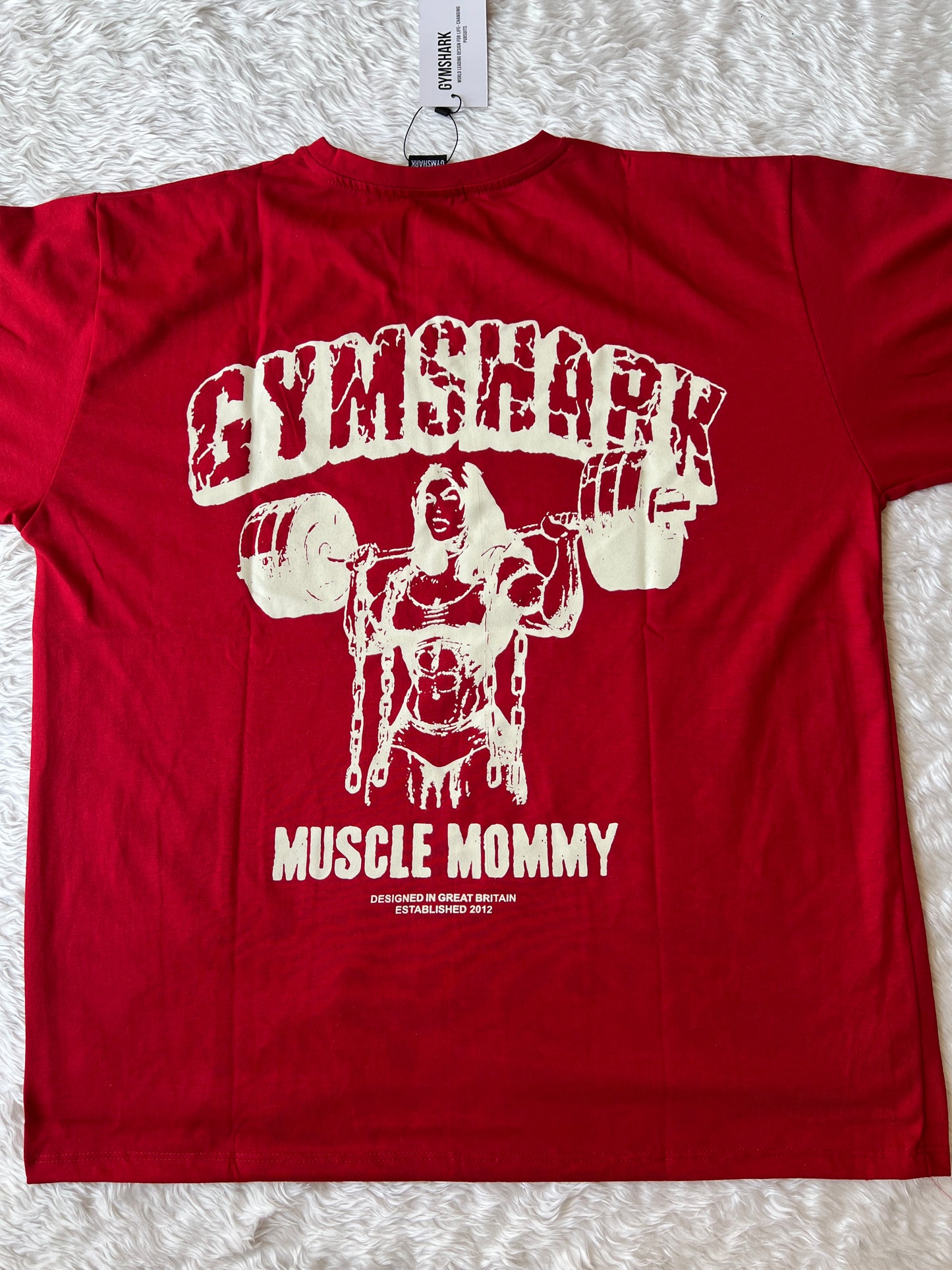 PLAYERA OVERSIZE MUSCLE MOMMY