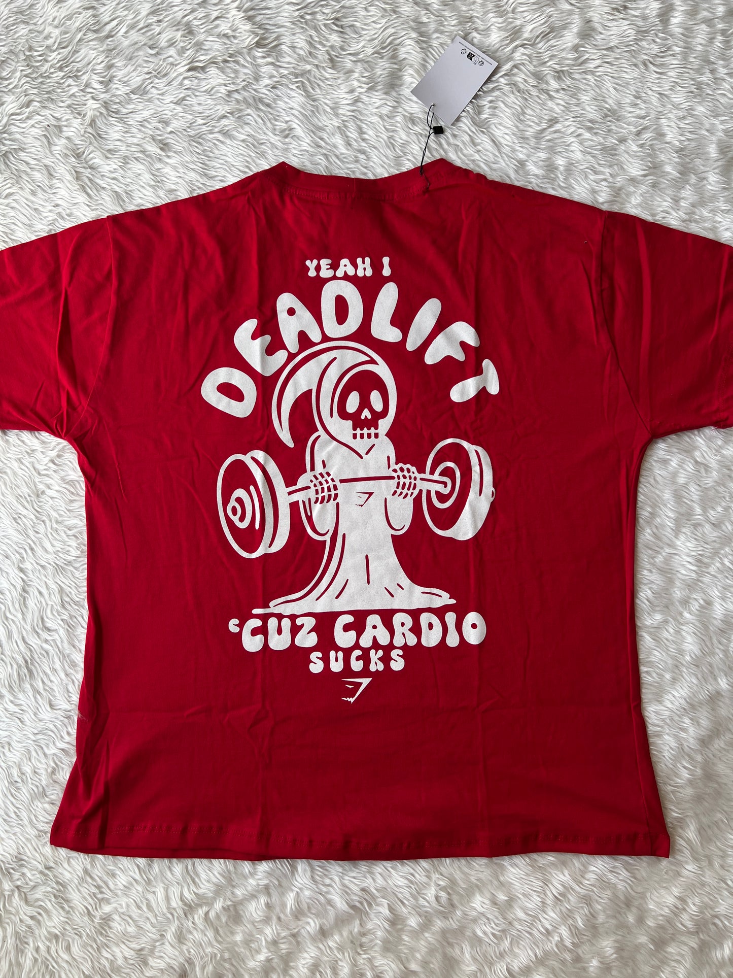 PLAYERA OVERSIZED ‘CUZ CARDIO GYMSHARK