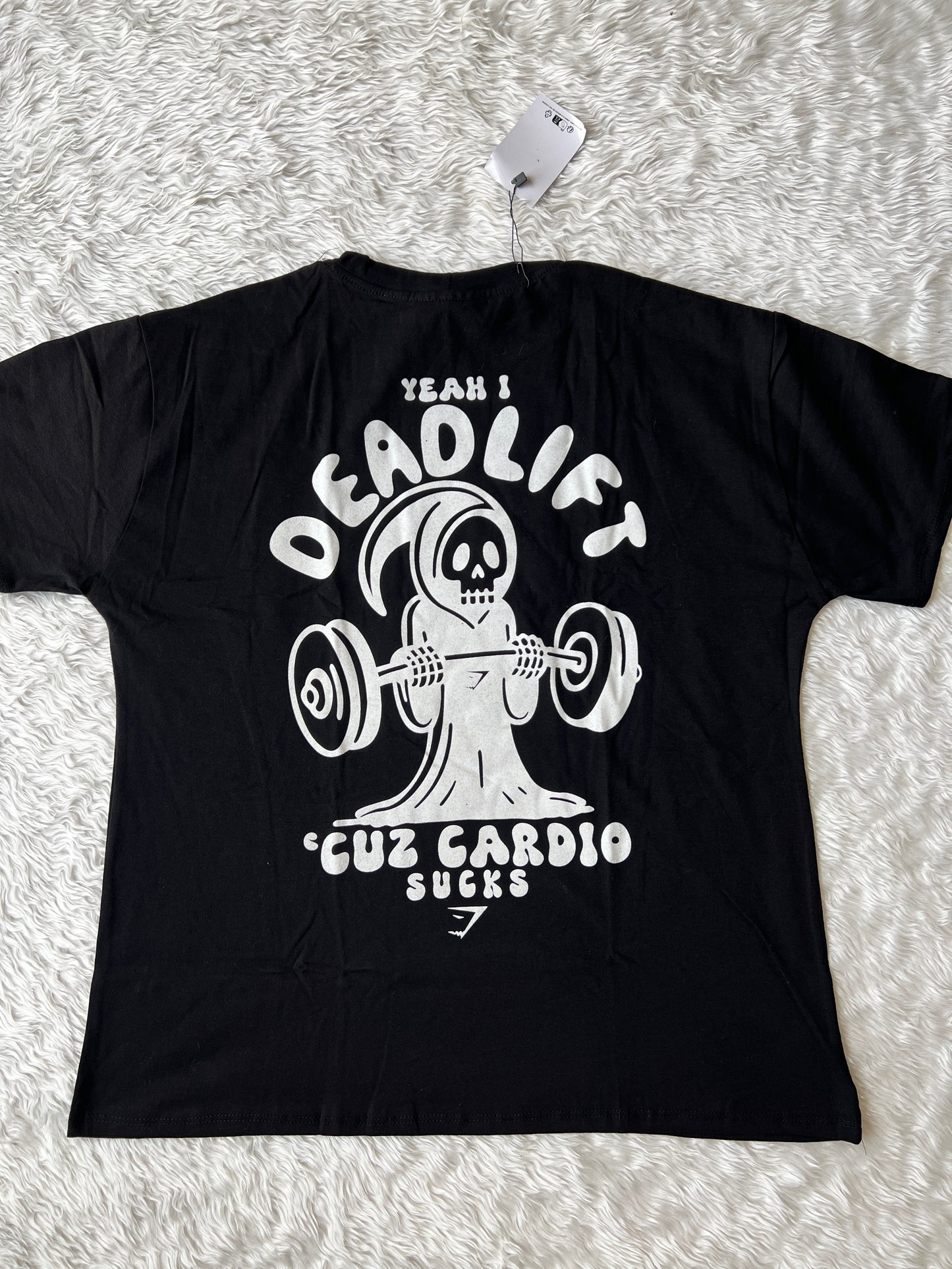 PLAYERA OVERSIZED ‘CUZ CARDIO GYMSHARK