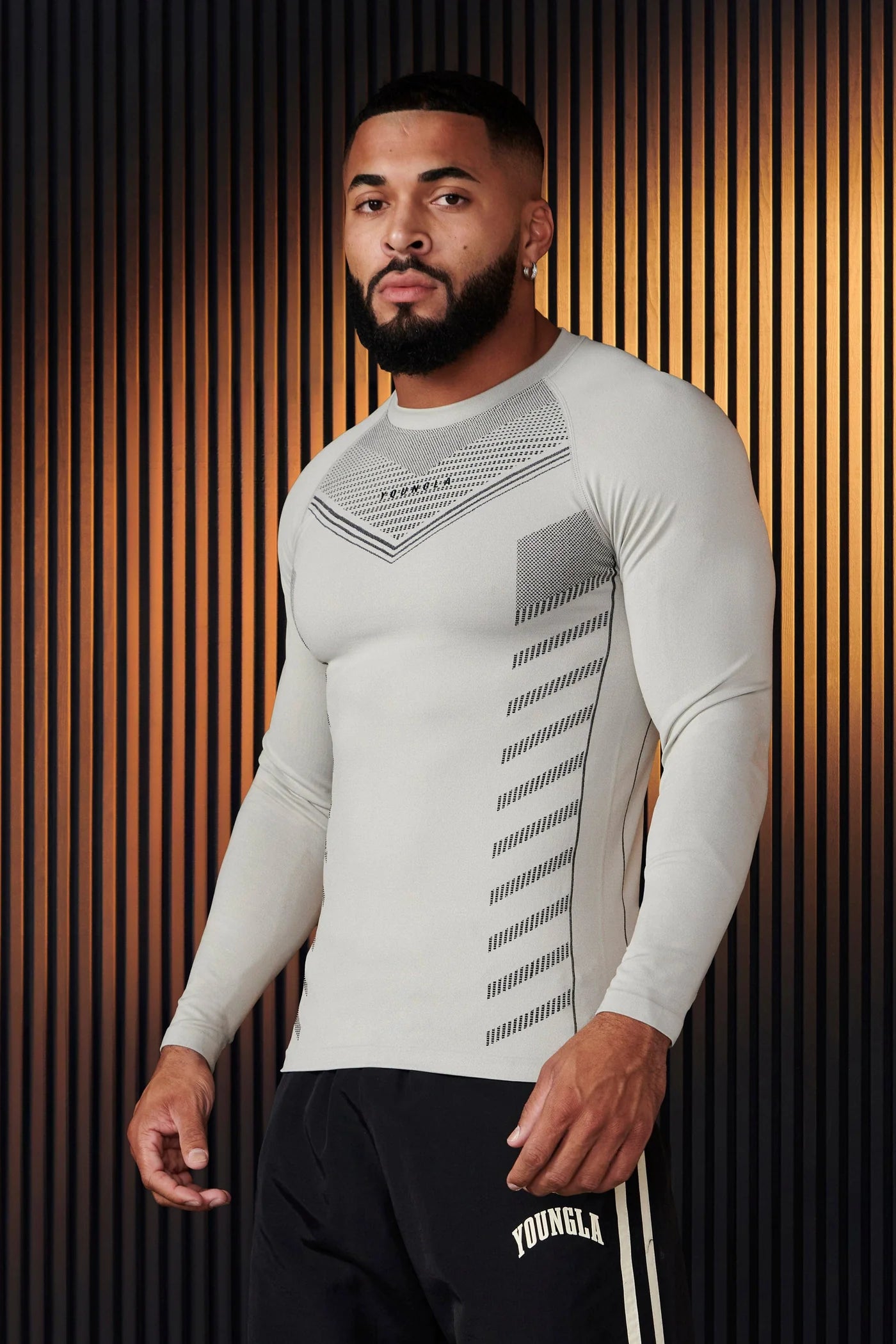Playera Compression Manga Larga SuperHeroe YLA