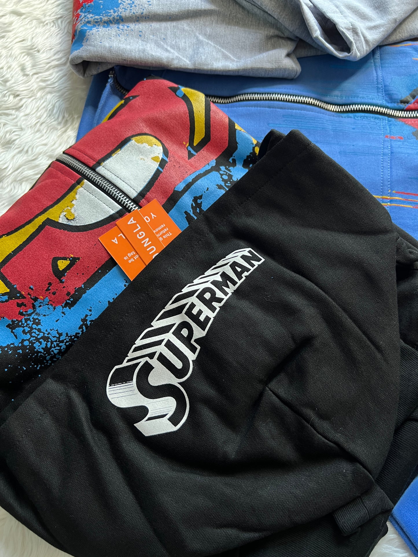 HOODIE OVERSIZED SUPERMAN DRIP ZIP YOUNGLA