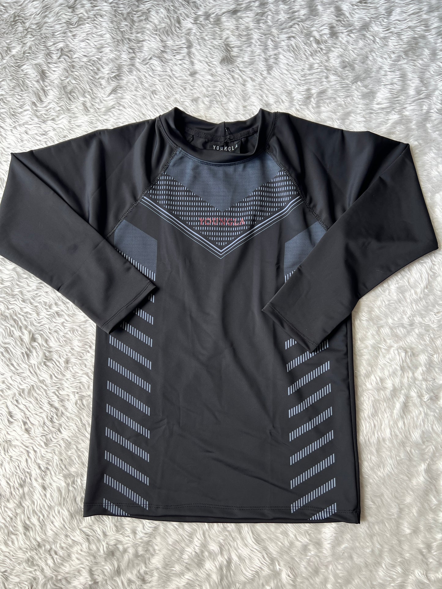 Playera Compression Manga Larga SuperHeroe YLA