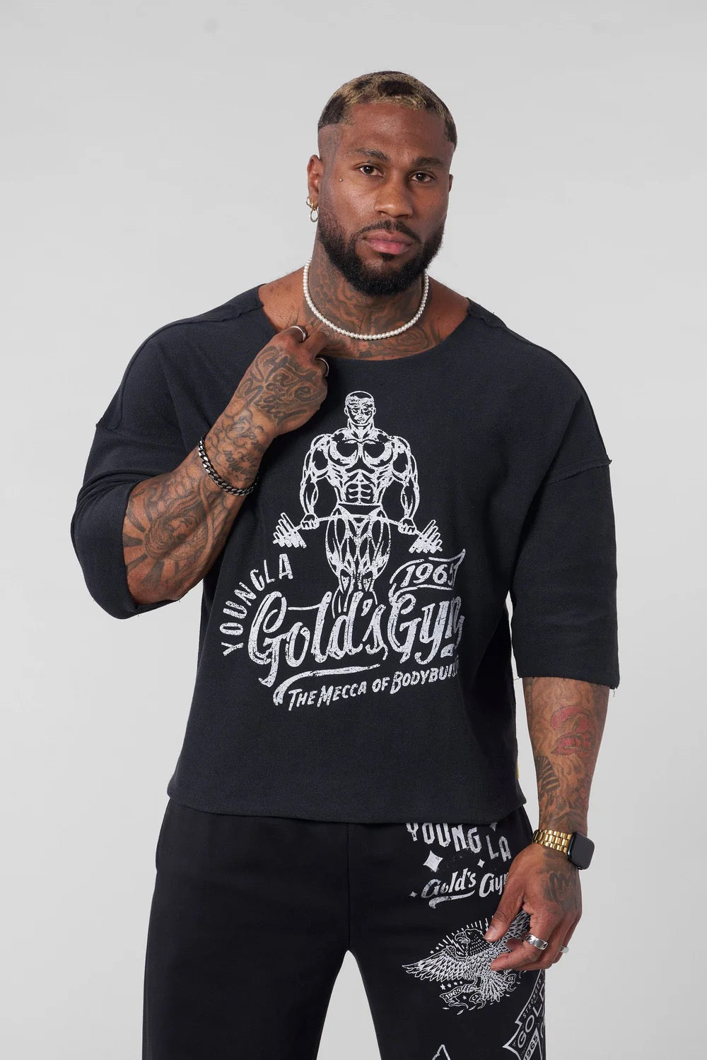 PLAYERA OVERSIZE CUELLO ANCHO YLA