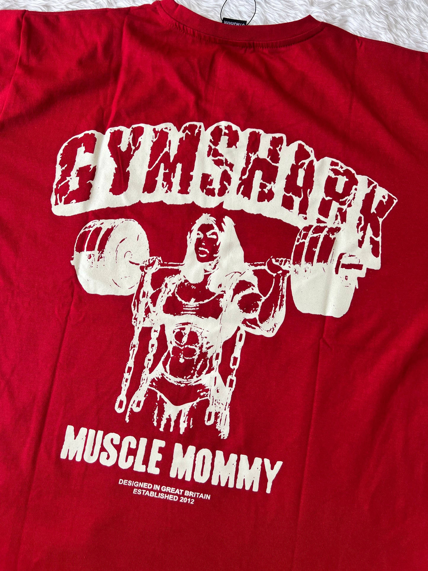 PLAYERA OVERSIZE MUSCLE MOMMY