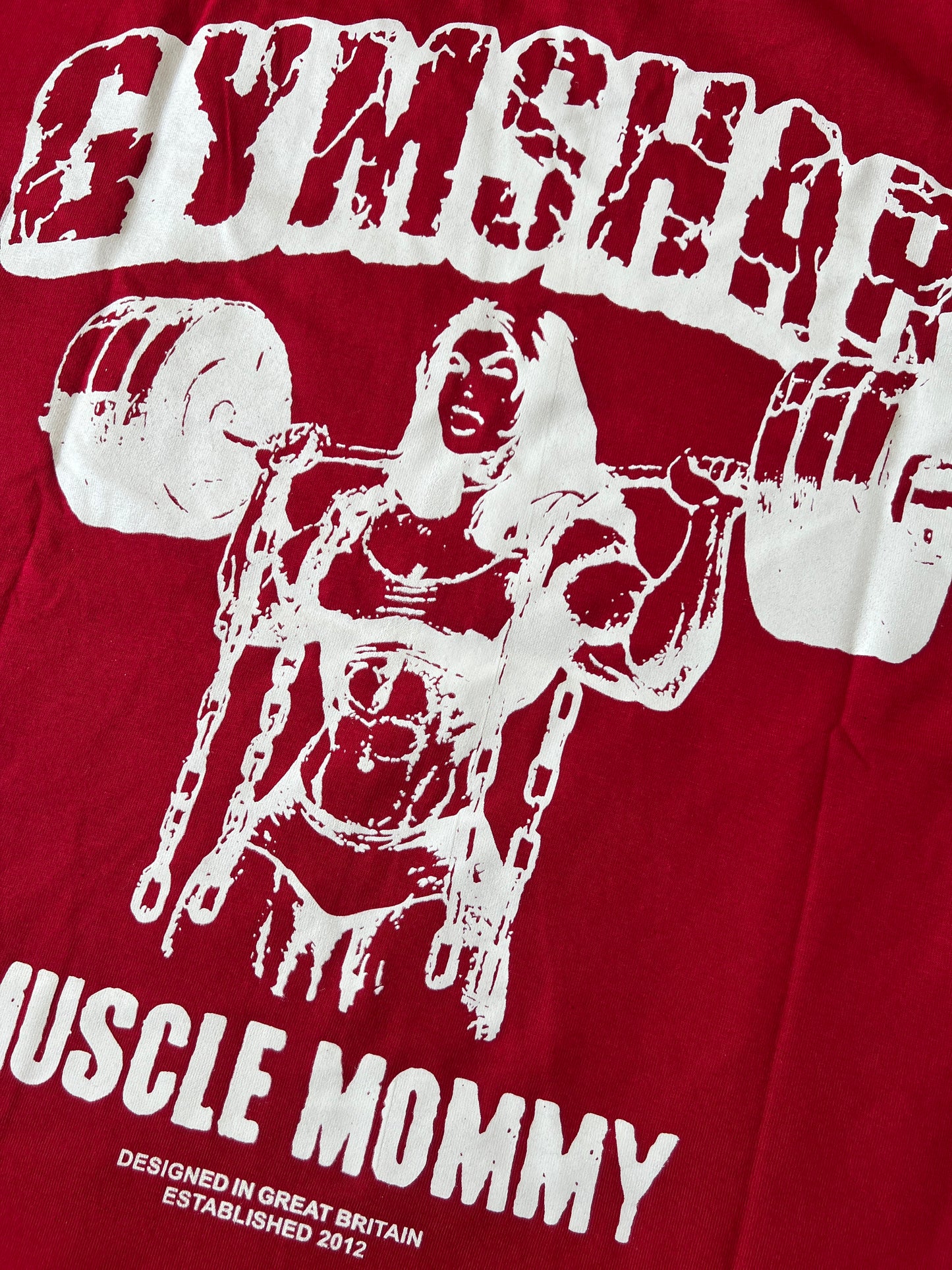PLAYERA OVERSIZE MUSCLE MOMMY