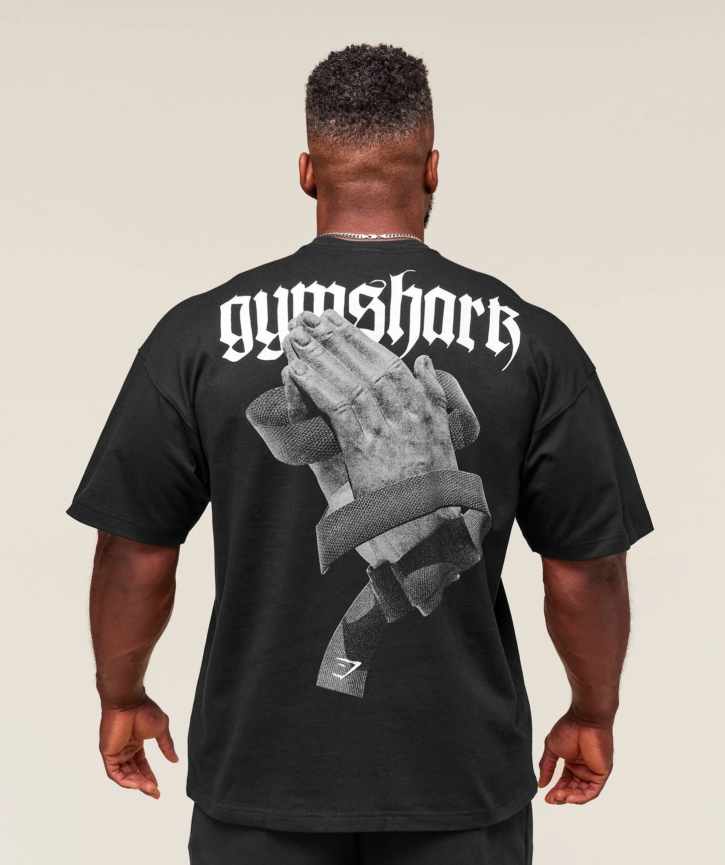 PLAYERA OVERSIZED PRAYER HAND GYMSHARK