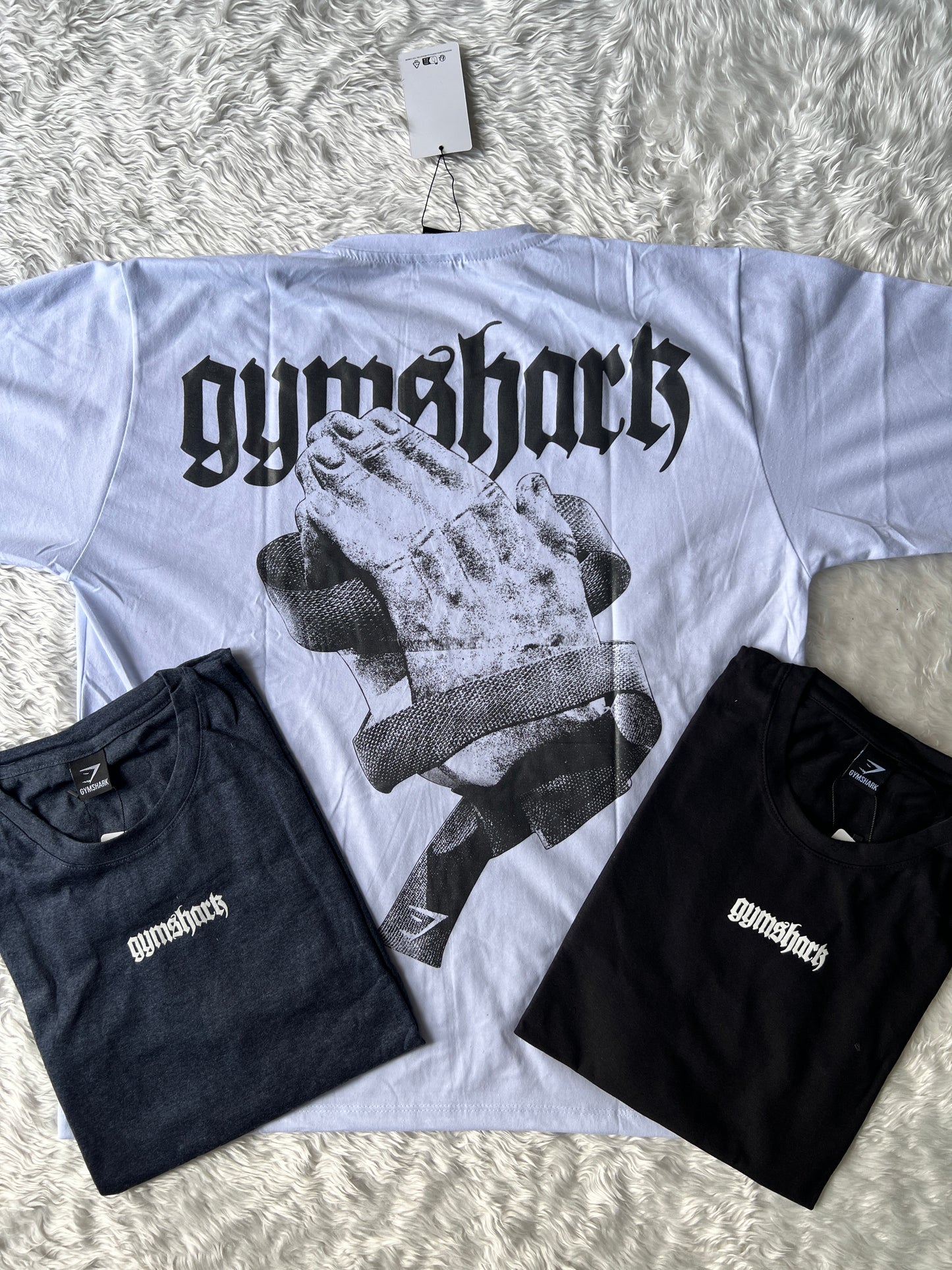 PLAYERA OVERSIZED PRAYER HAND GYMSHARK