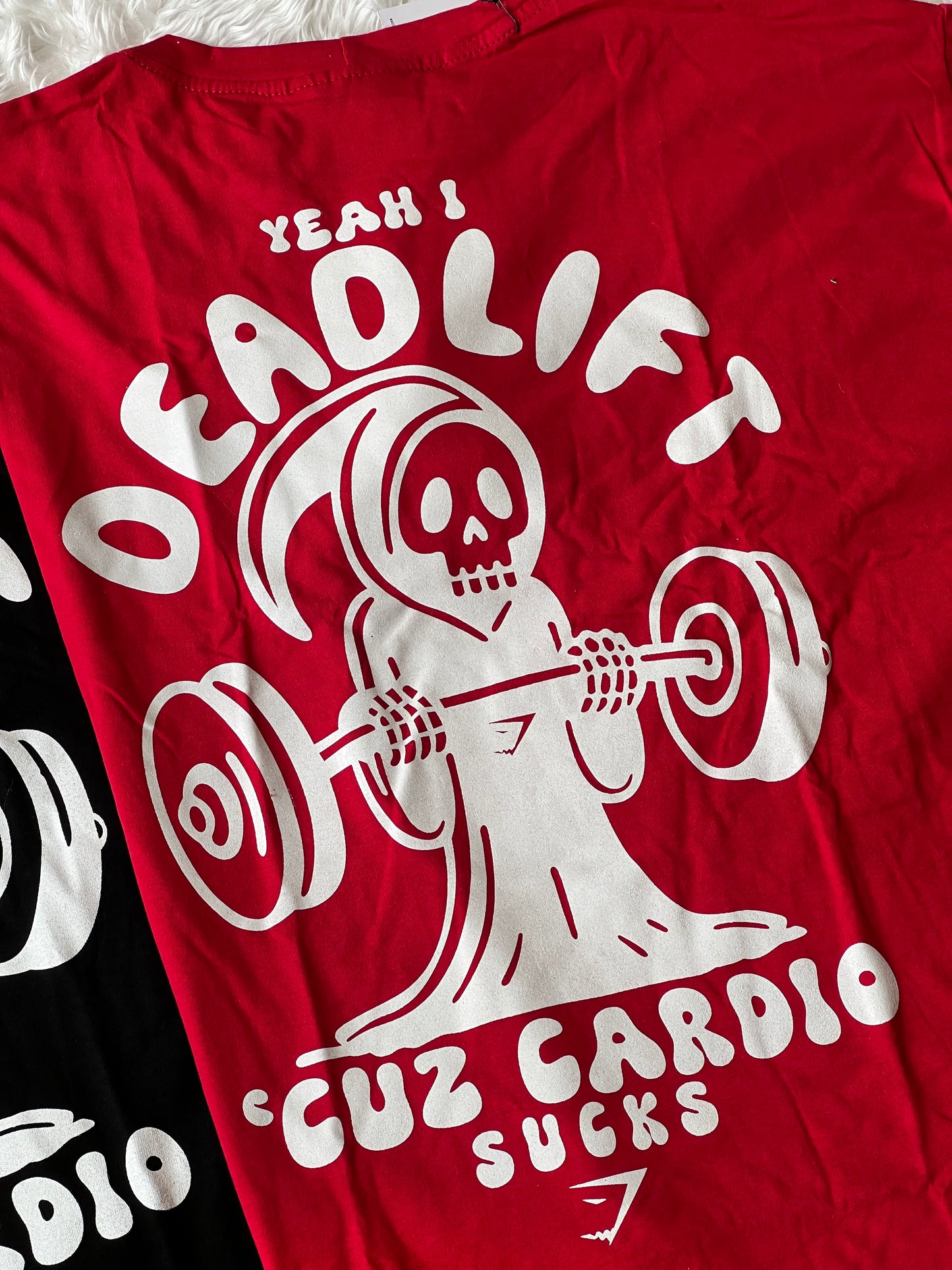 PLAYERA OVERSIZED ‘CUZ CARDIO GYMSHARK