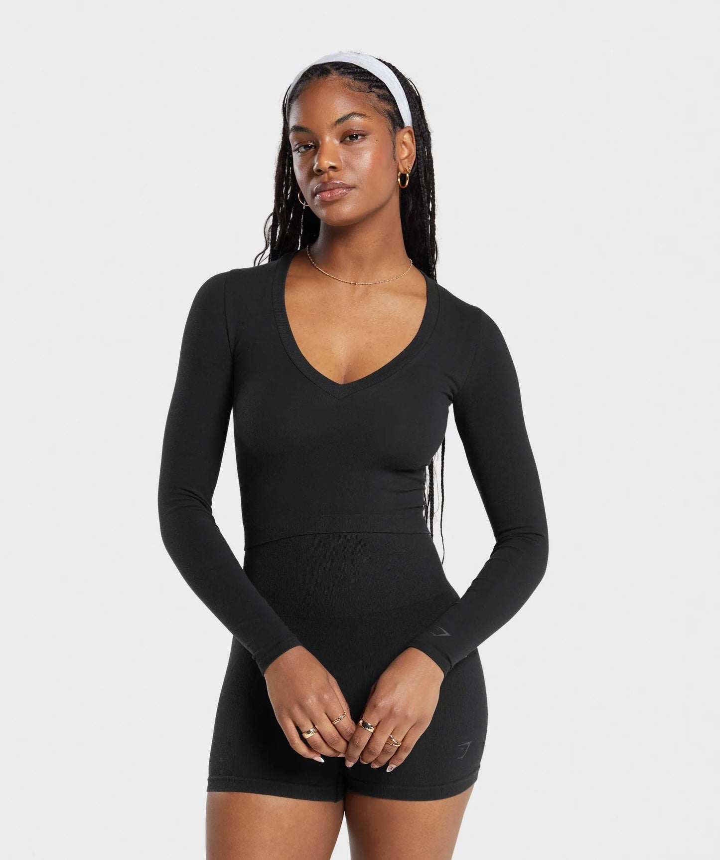 Midi Top Manga Larga Gymshark