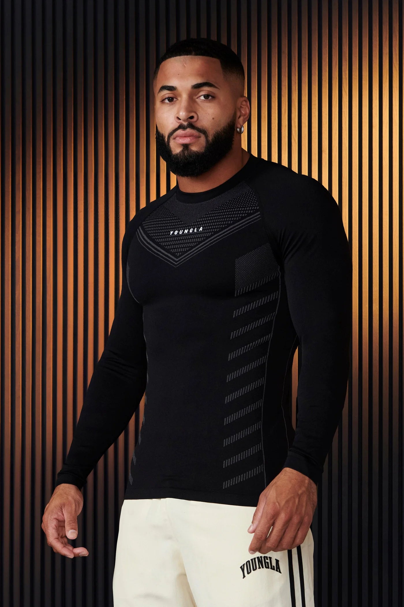Playera Compression Manga Larga SuperHeroe YLA