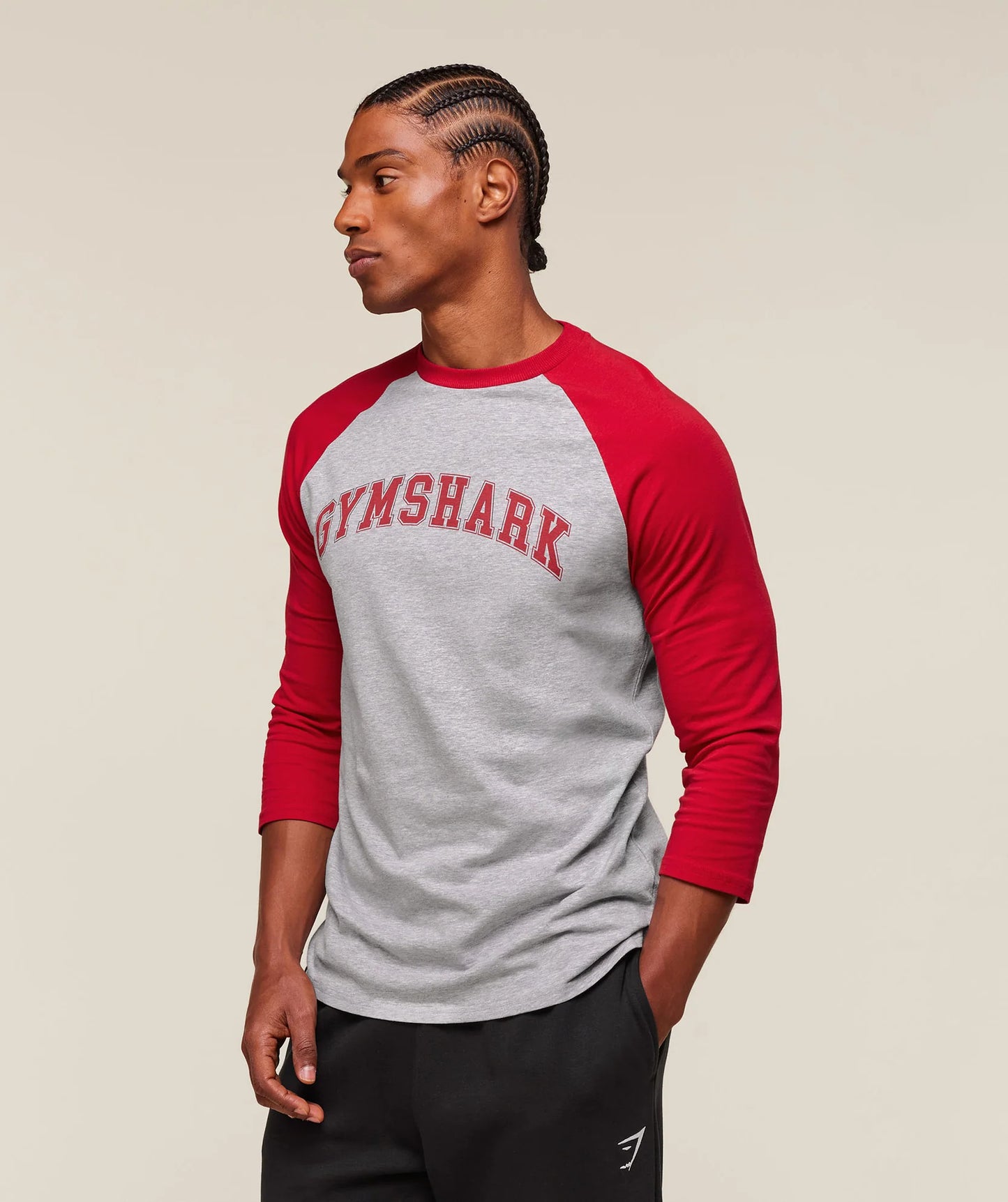 PLAYERA GSLC RAGLÁN GYMSHARK