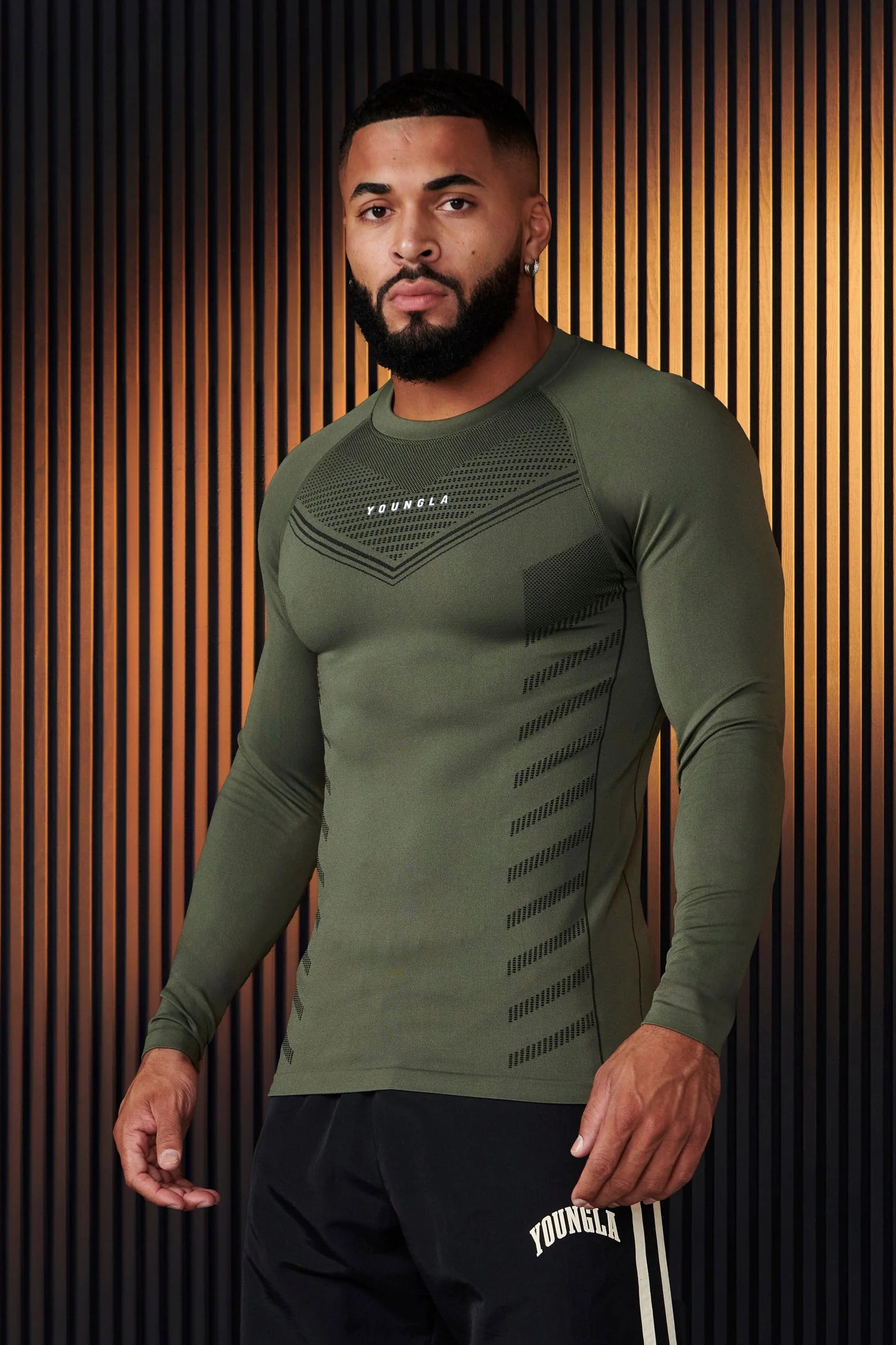 Playera Compression Manga Larga SuperHeroe YLA