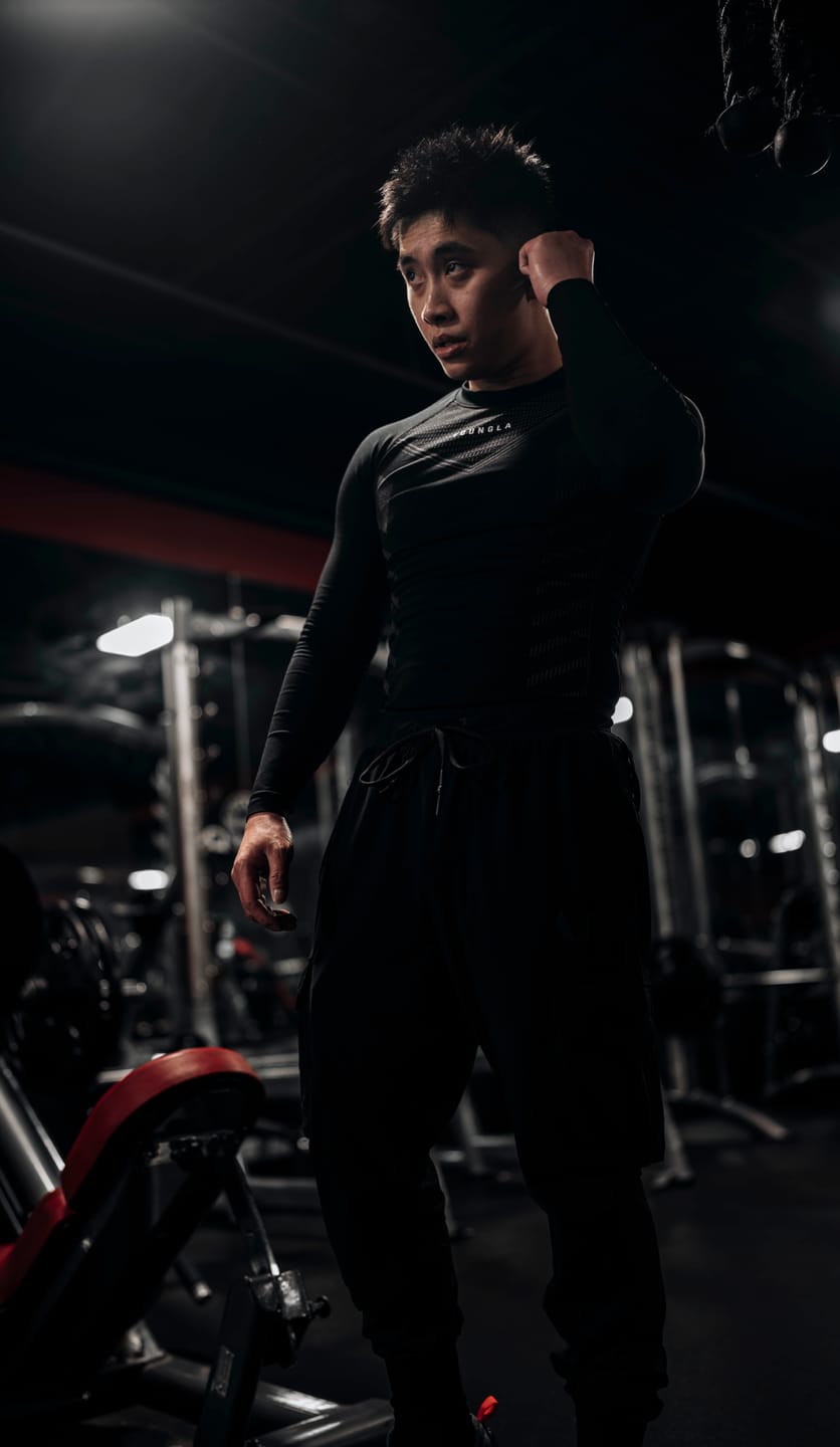 Playera Compression Manga Larga SuperHeroe YLA