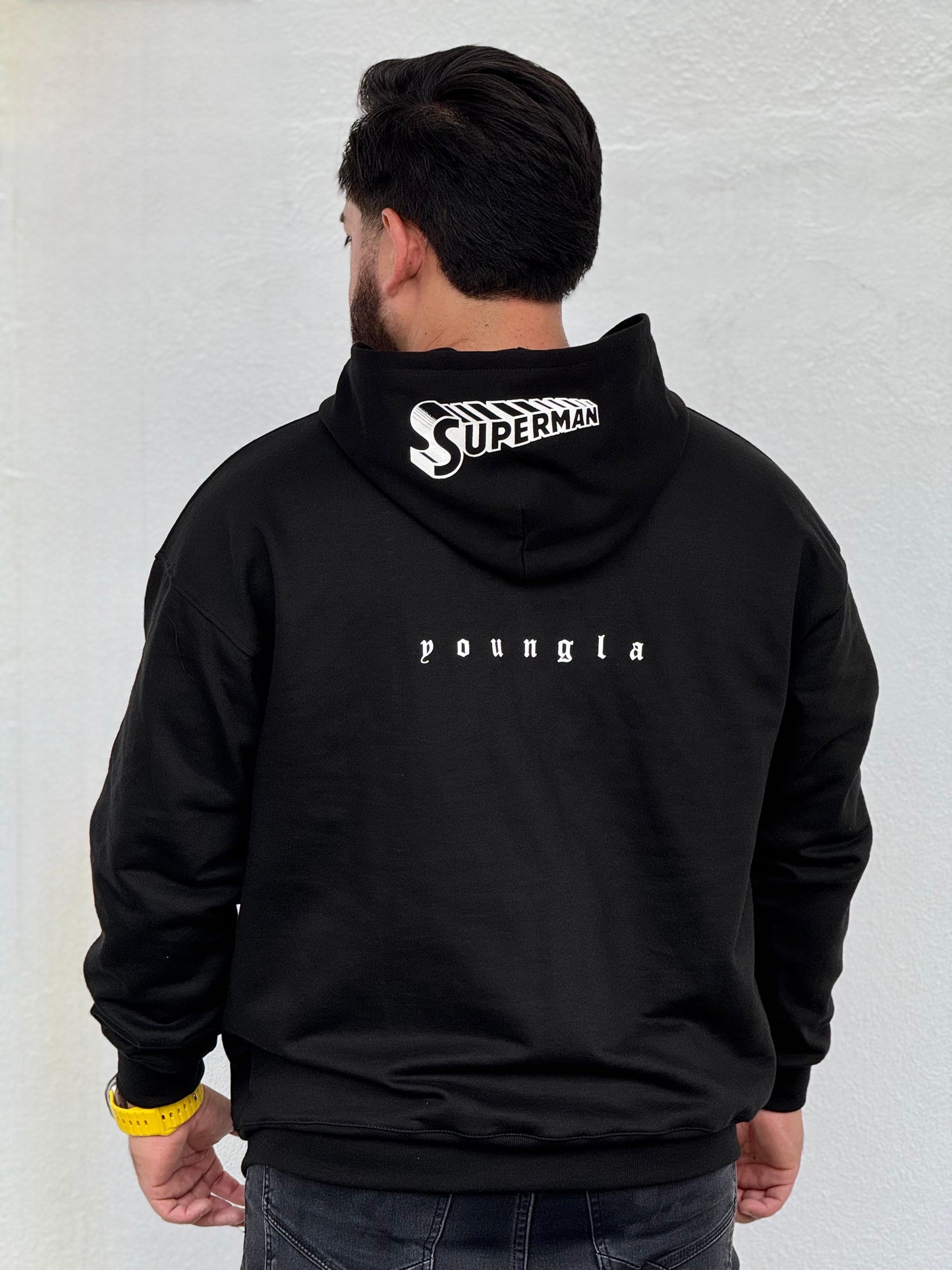 HOODIE OVERSIZED SUPERMAN DRIP ZIP YOUNGLA