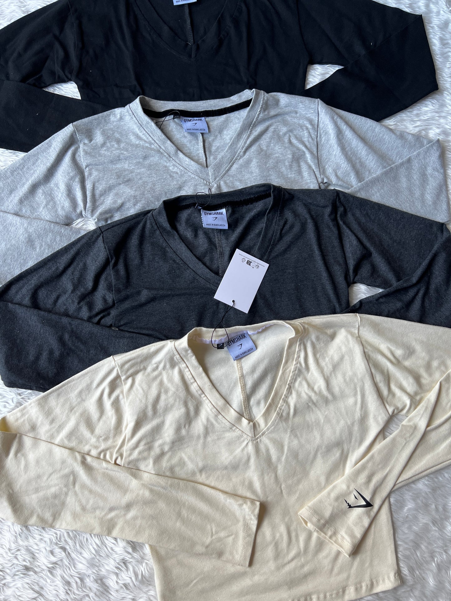 Midi Top Manga Larga Gymshark