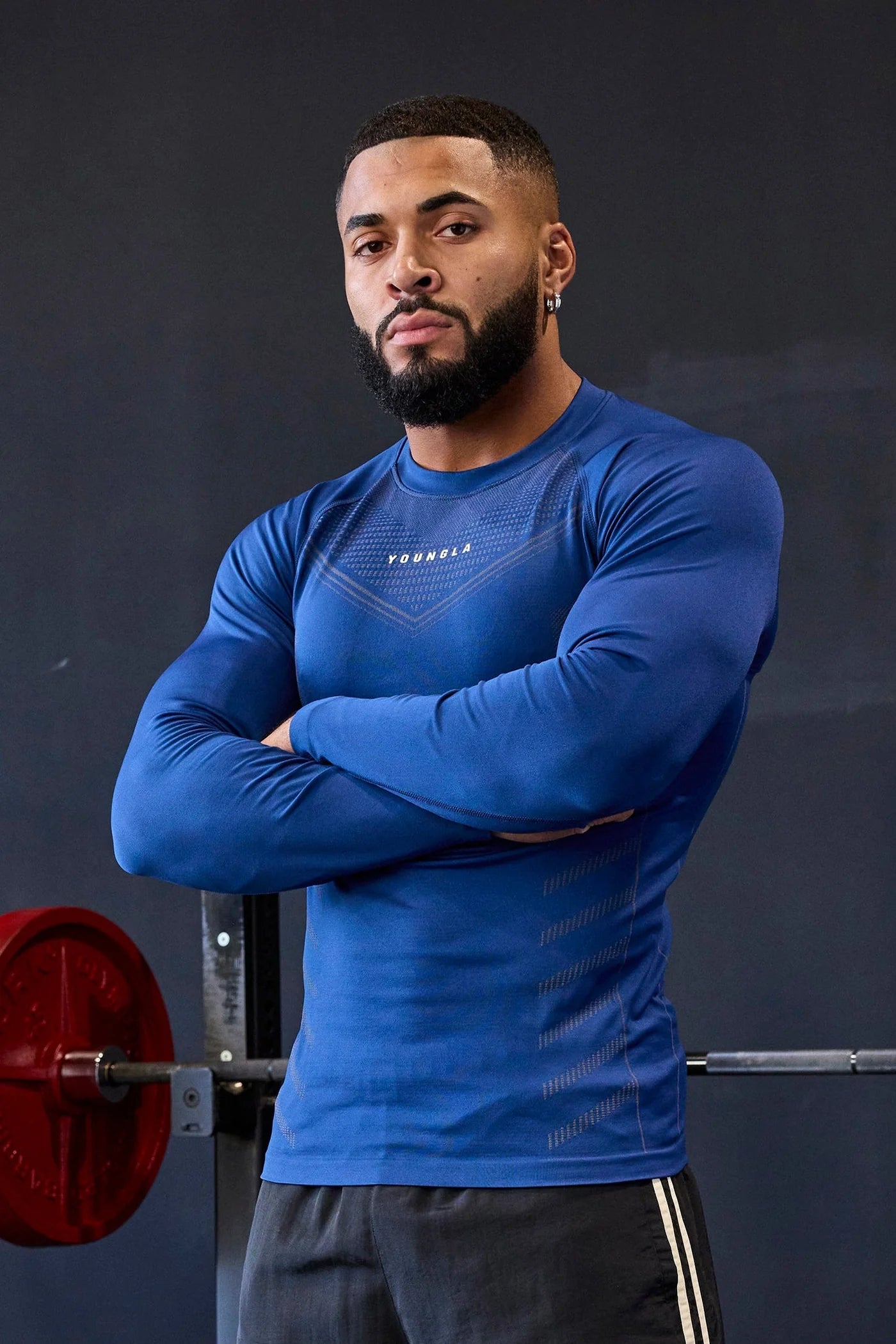 Playera Compression Manga Larga SuperHeroe YLA