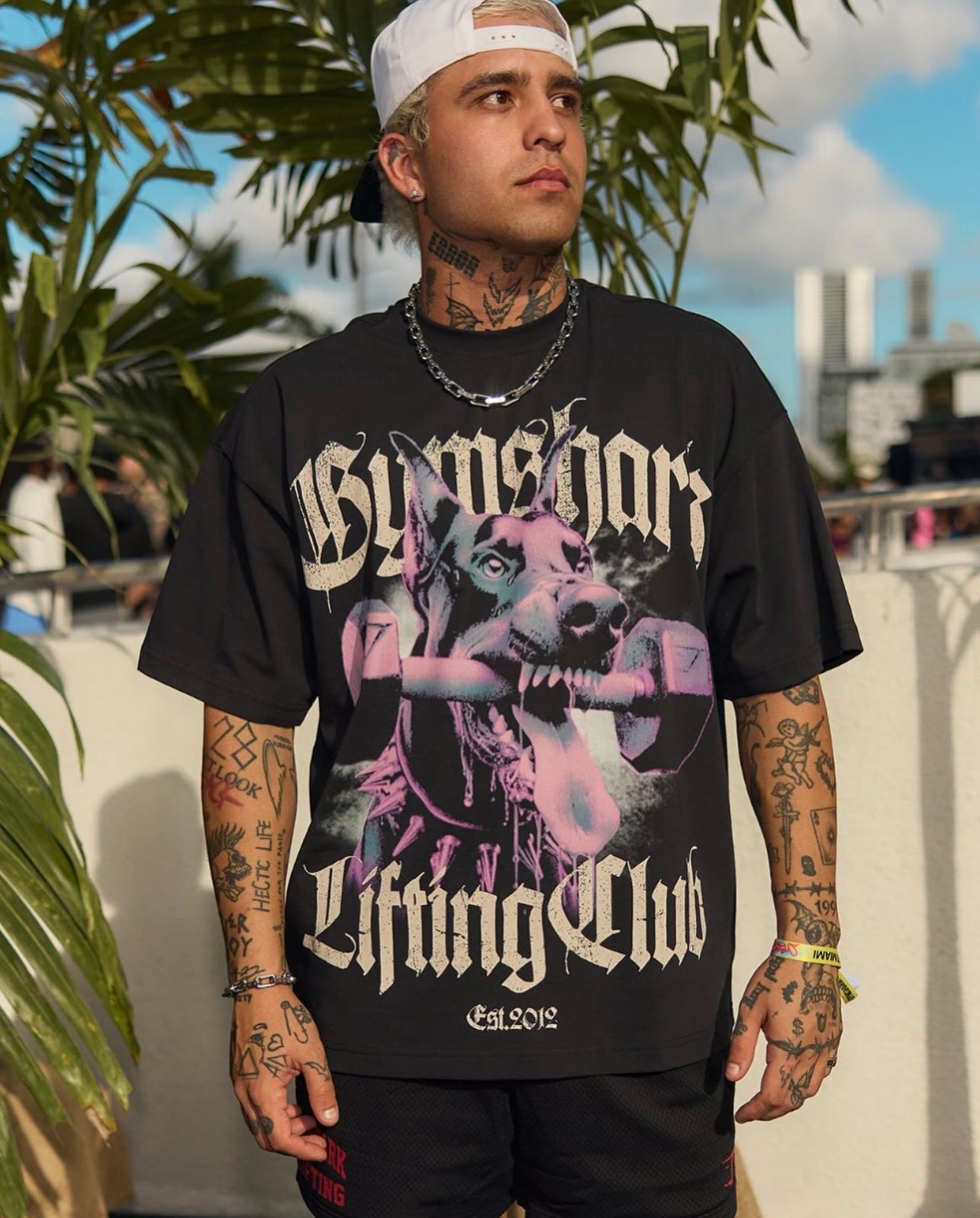 Playera Oversized Dóberman Gymshark