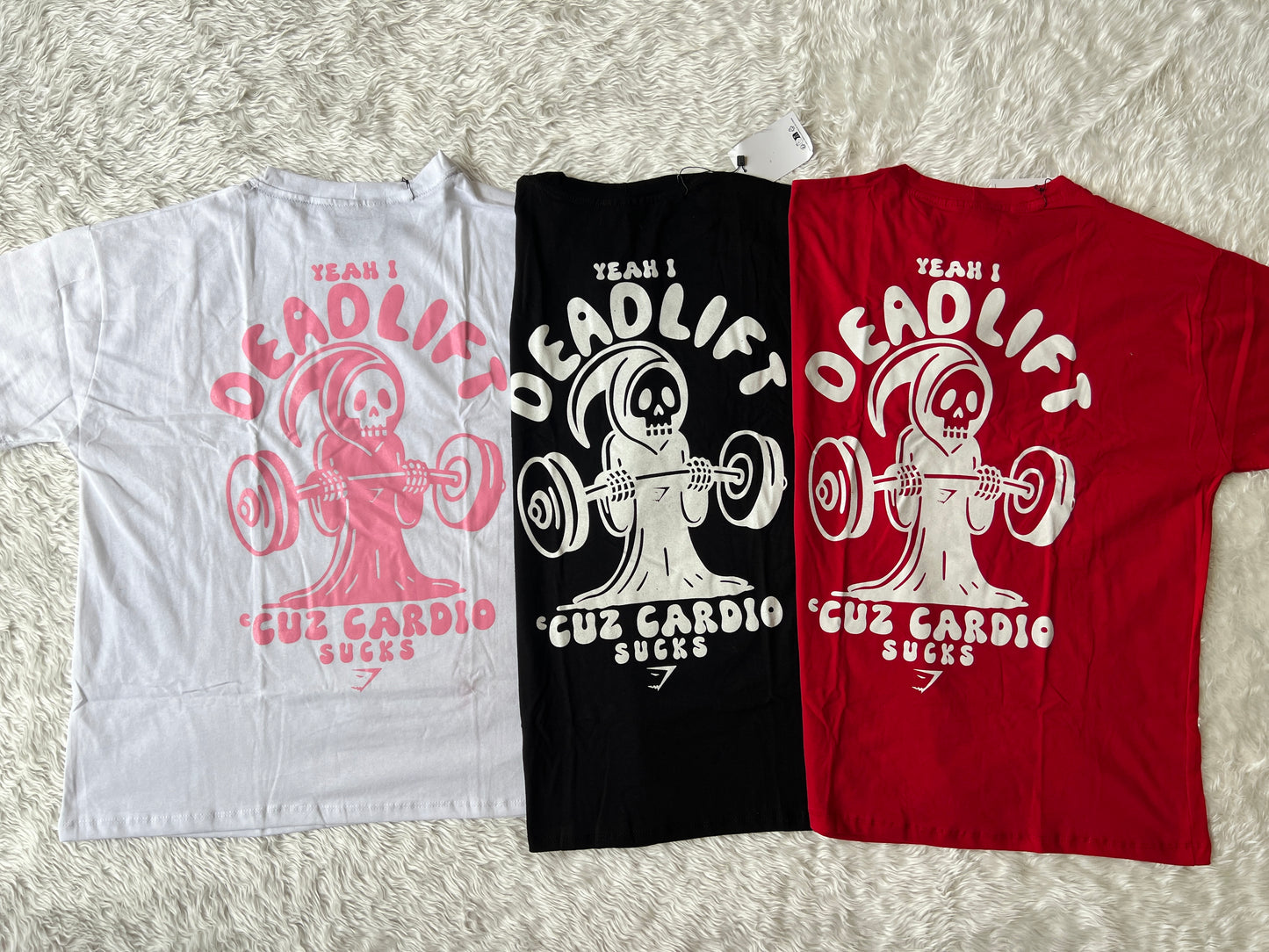 PLAYERA OVERSIZED ‘CUZ CARDIO GYMSHARK