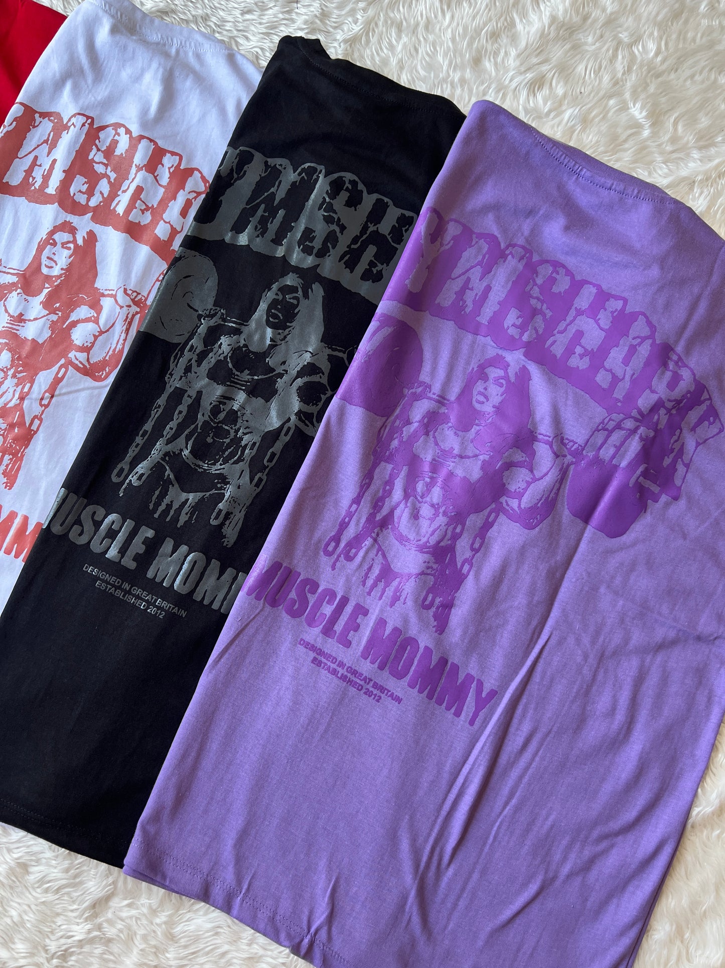 PLAYERA OVERSIZE MUSCLE MOMMY