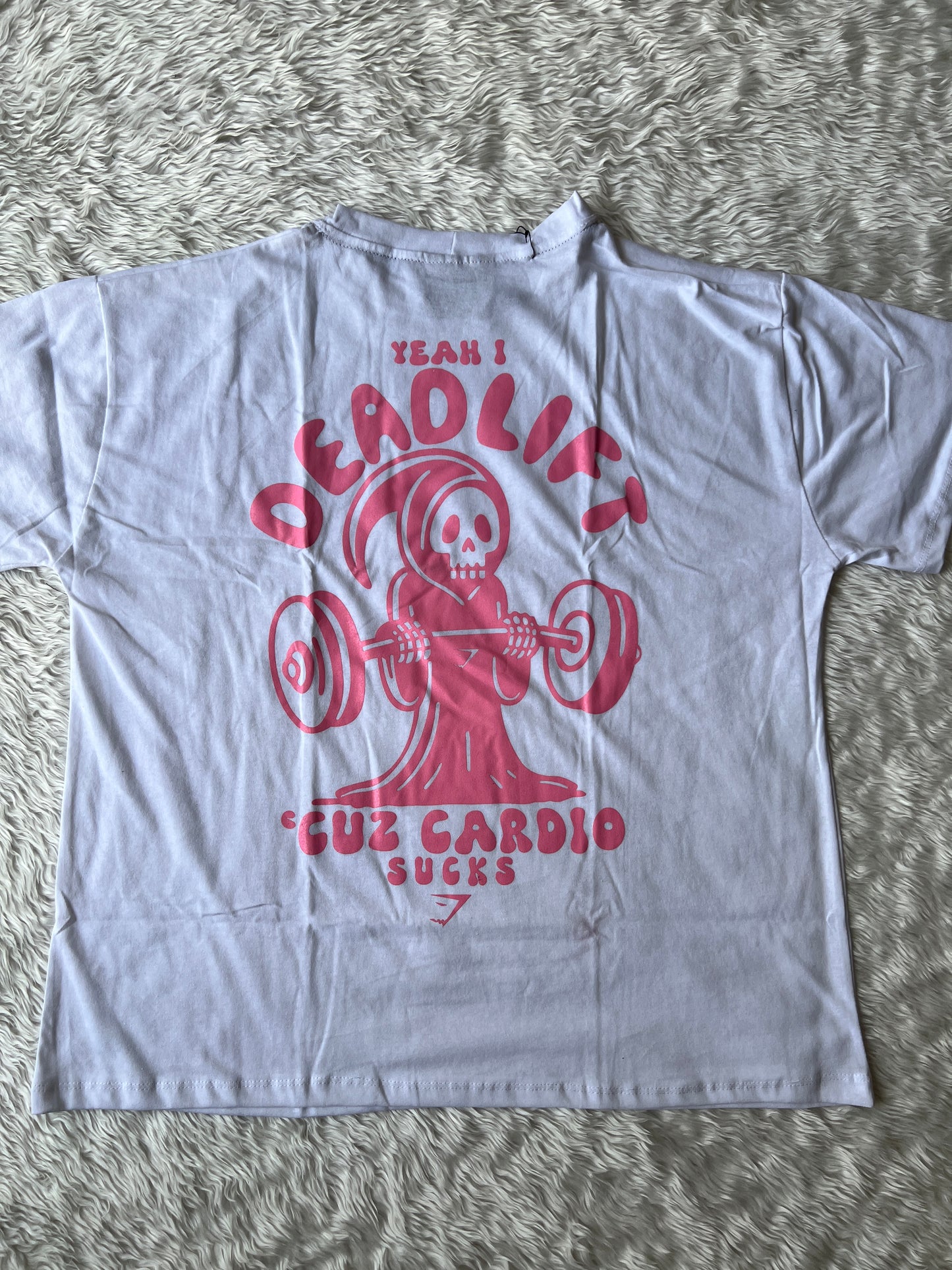 PLAYERA OVERSIZED ‘CUZ CARDIO GYMSHARK