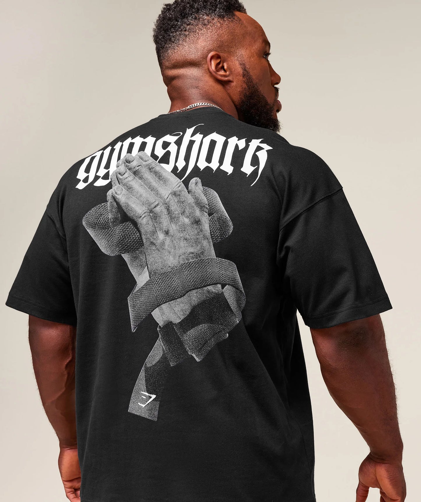 PLAYERA OVERSIZED PRAYER HAND GYMSHARK