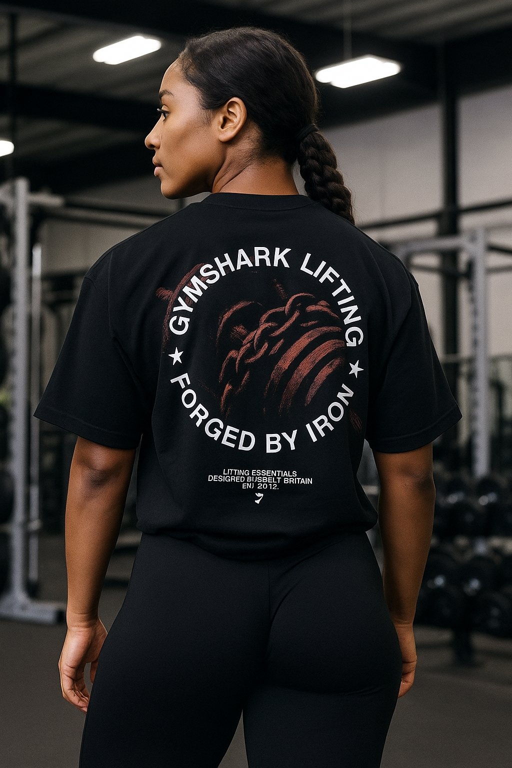 PLAYERA OVERSIZED FORGED BY IRON GYMSHARK