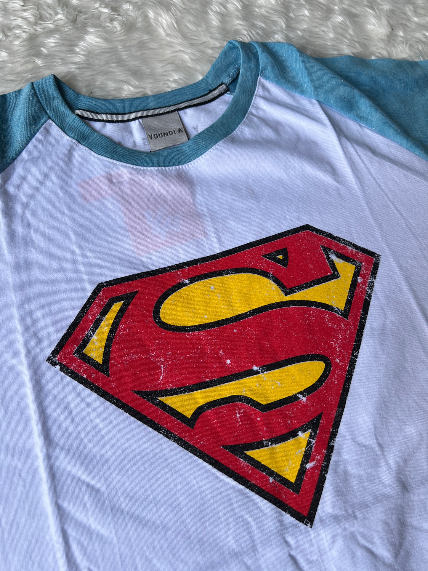 PLAYERAS MANGA 3/4 SUPERMAN