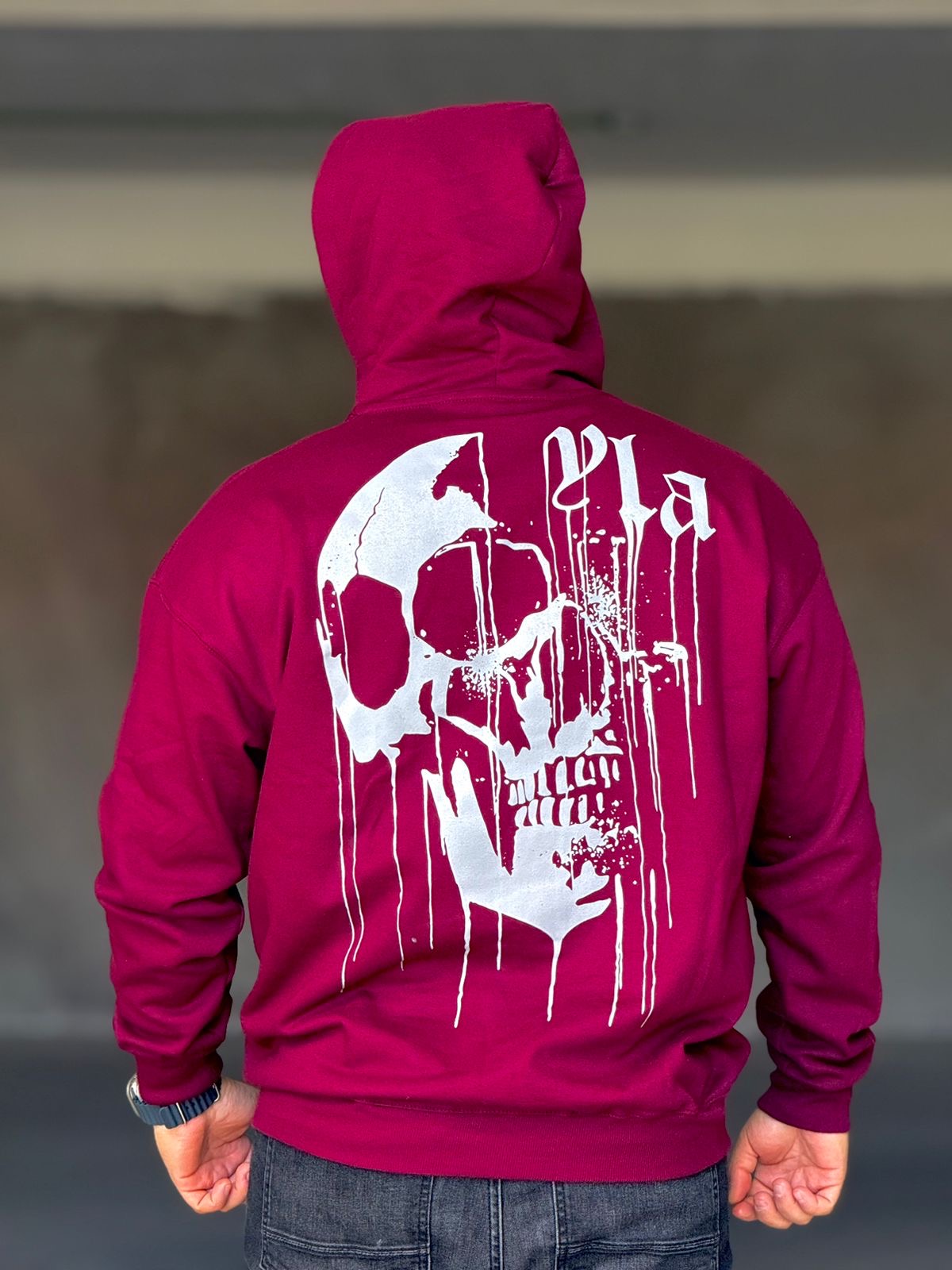HOODIE DRIPPY SKULL YLA
