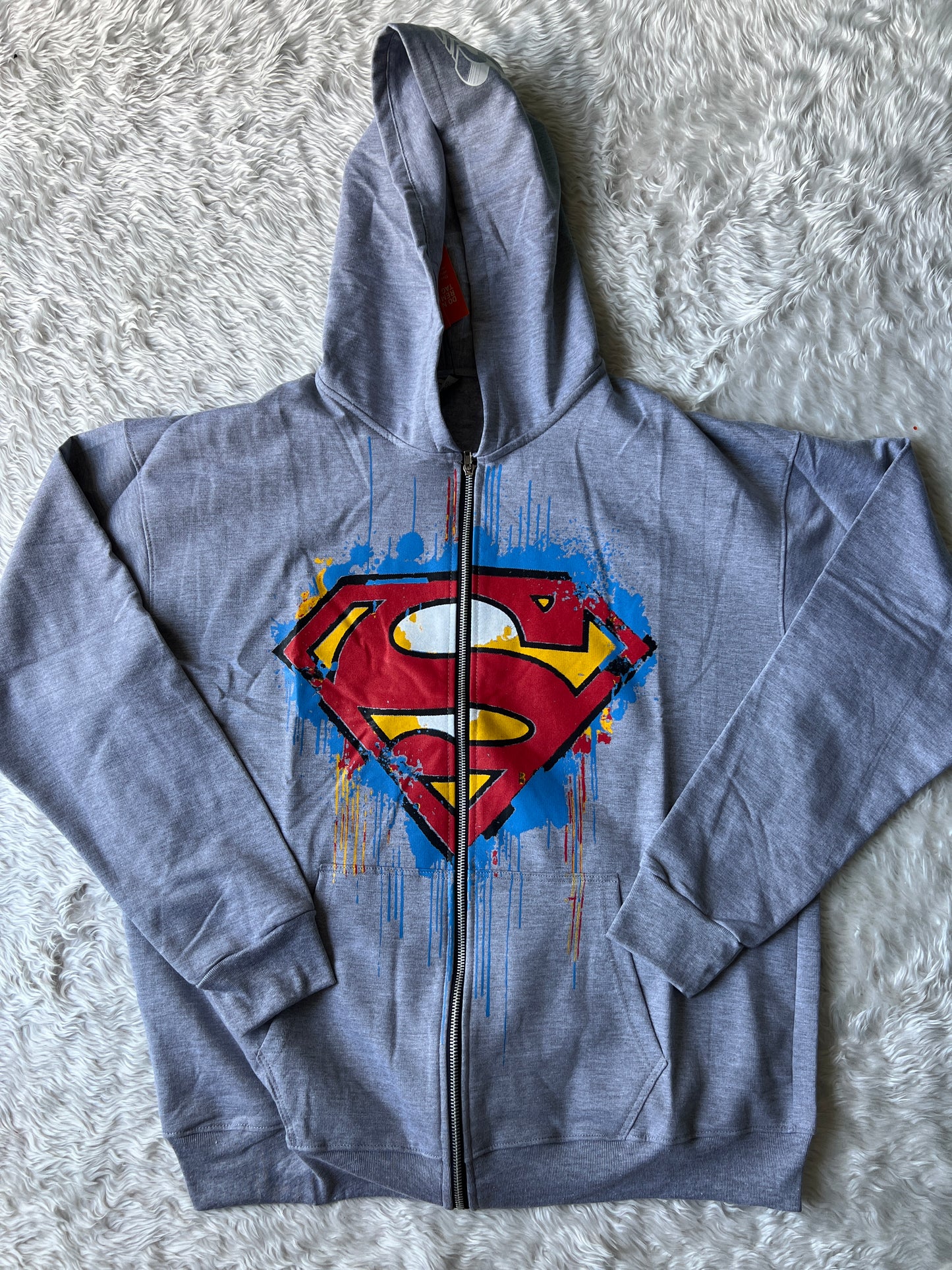 HOODIE OVERSIZED SUPERMAN DRIP ZIP YOUNGLA