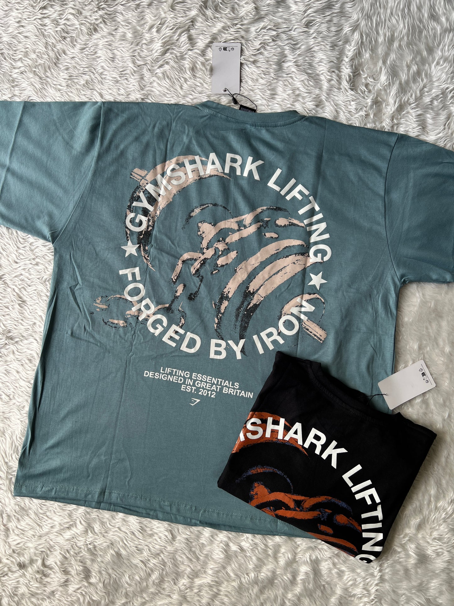PLAYERA OVERSIZED FORGED BY IRON GYMSHARK