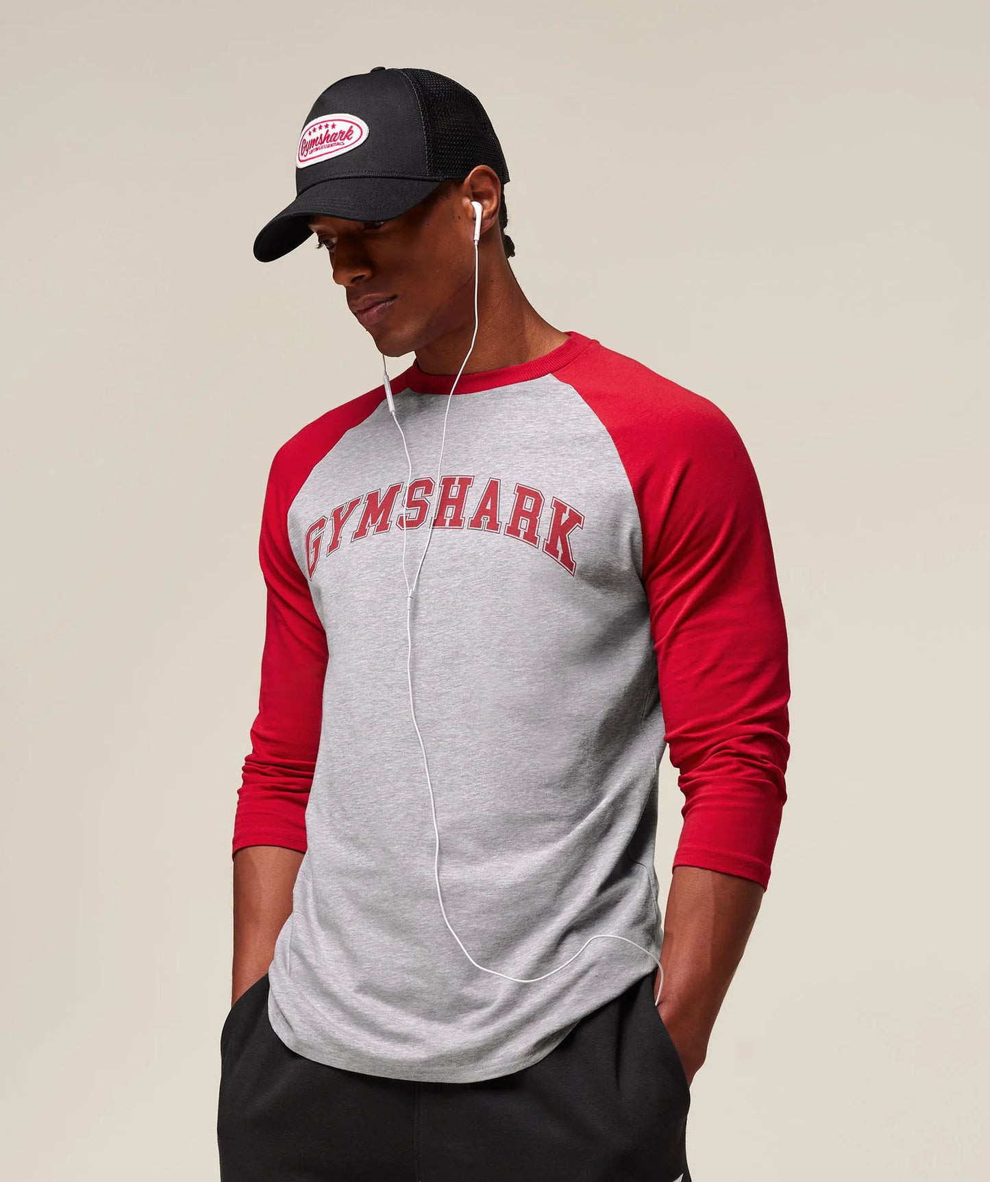 PLAYERA GSLC RAGLÁN GYMSHARK