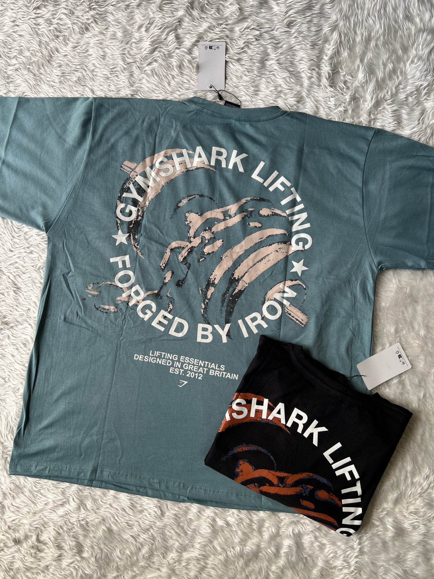 PLAYERA OVERSIZED FORGED BY IRON GYMSHARK