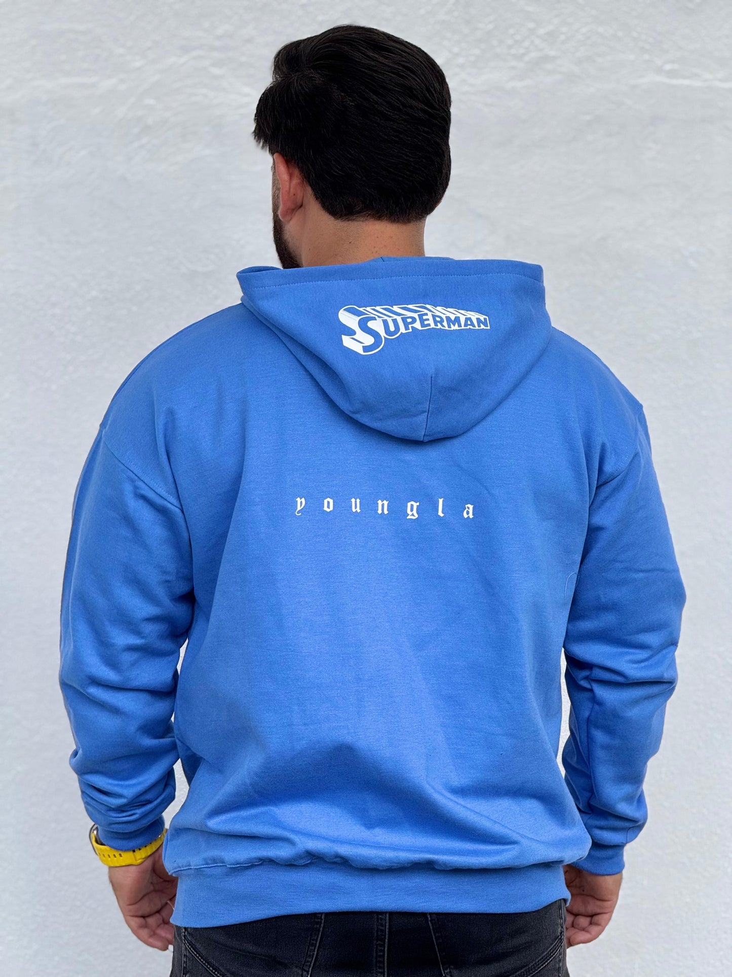 HOODIE OVERSIZED SUPERMAN DRIP ZIP YOUNGLA