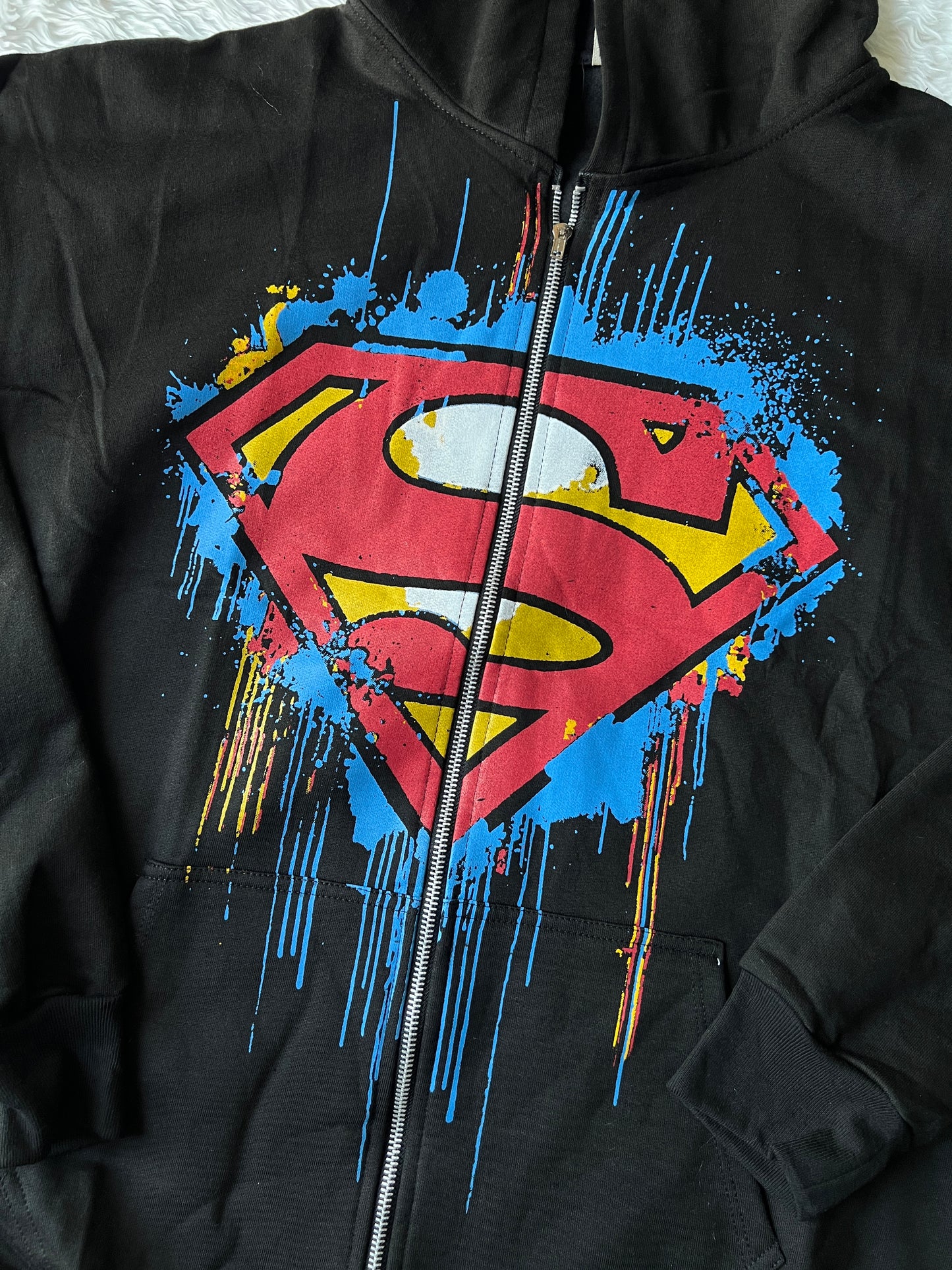 HOODIE OVERSIZED SUPERMAN DRIP ZIP YOUNGLA