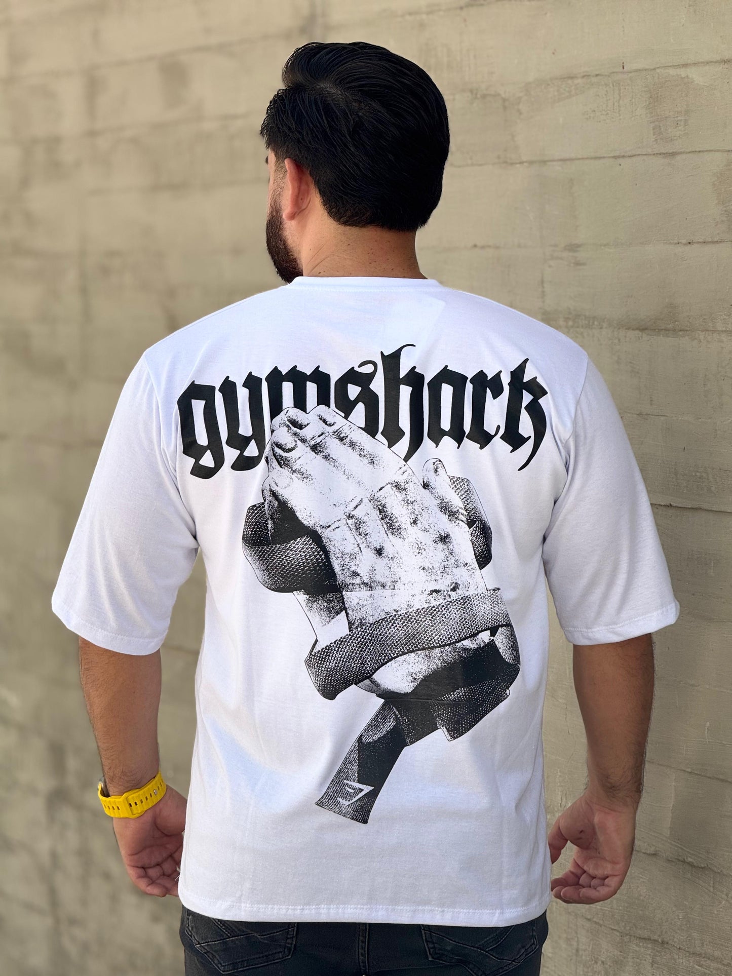PLAYERA OVERSIZED PRAYER HAND GYMSHARK