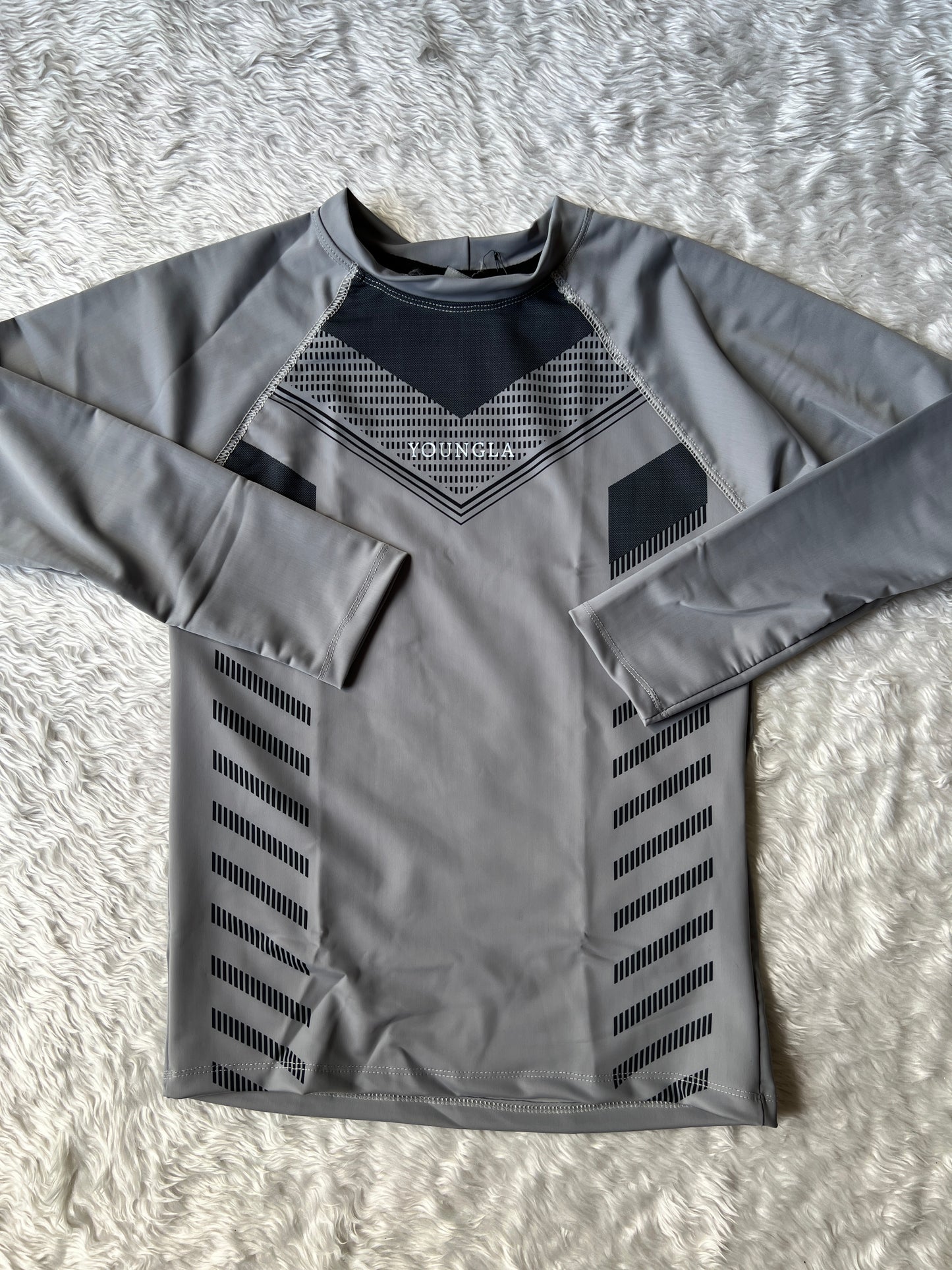 Playera Compression Manga Larga SuperHeroe YLA
