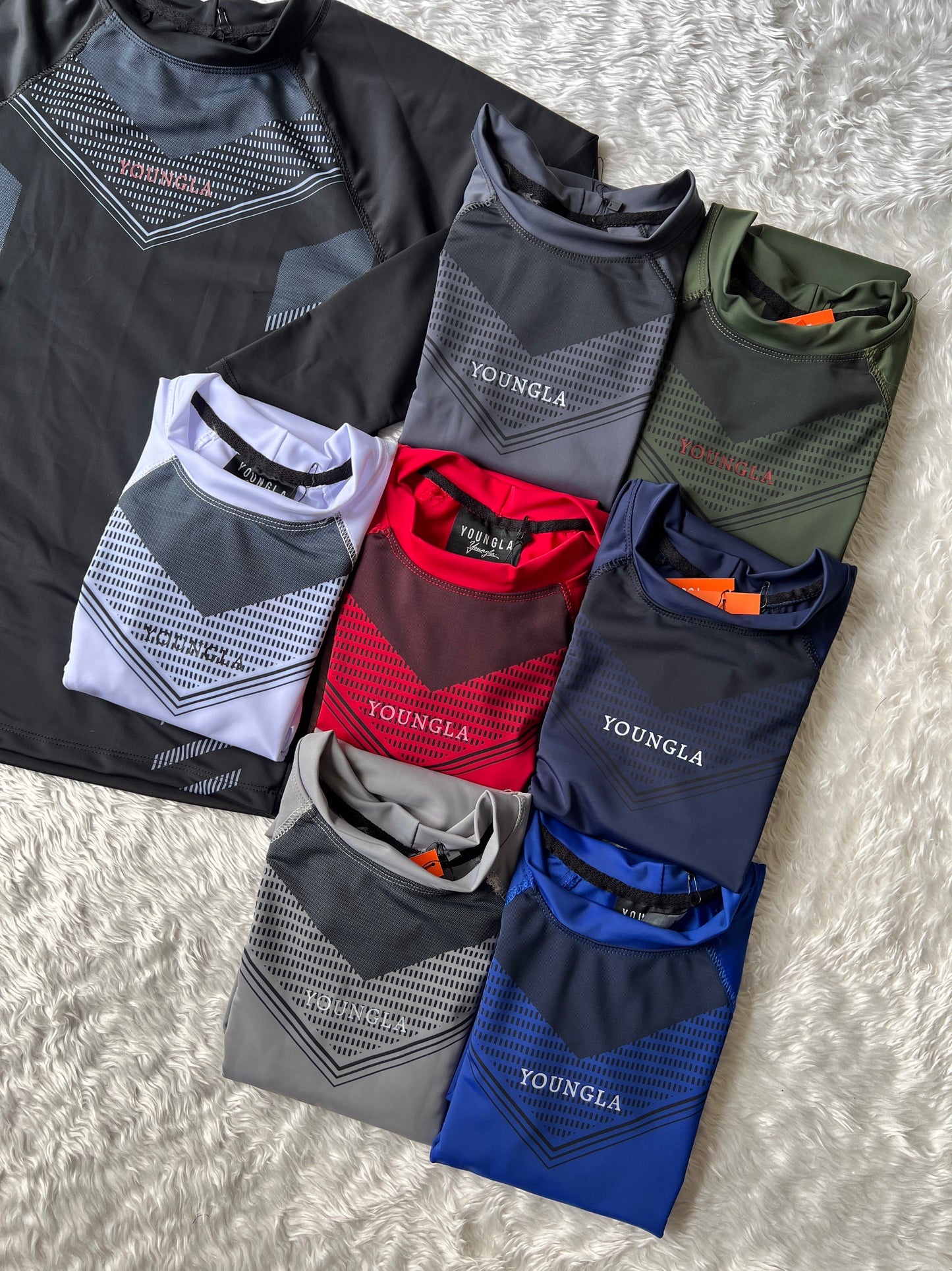 Playera Compression Manga Larga SuperHeroe YLA