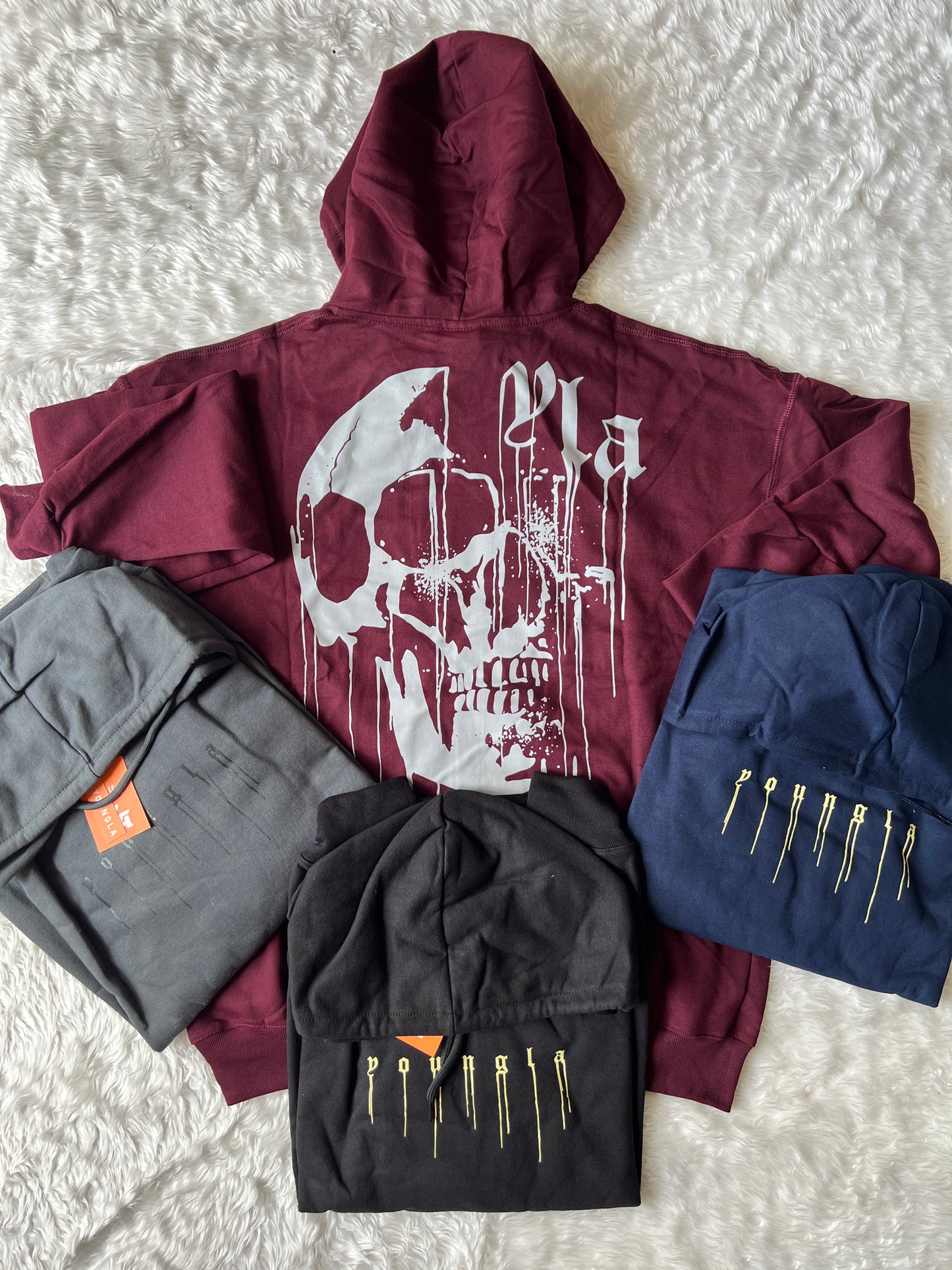 HOODIE DRIPPY SKULL YLA