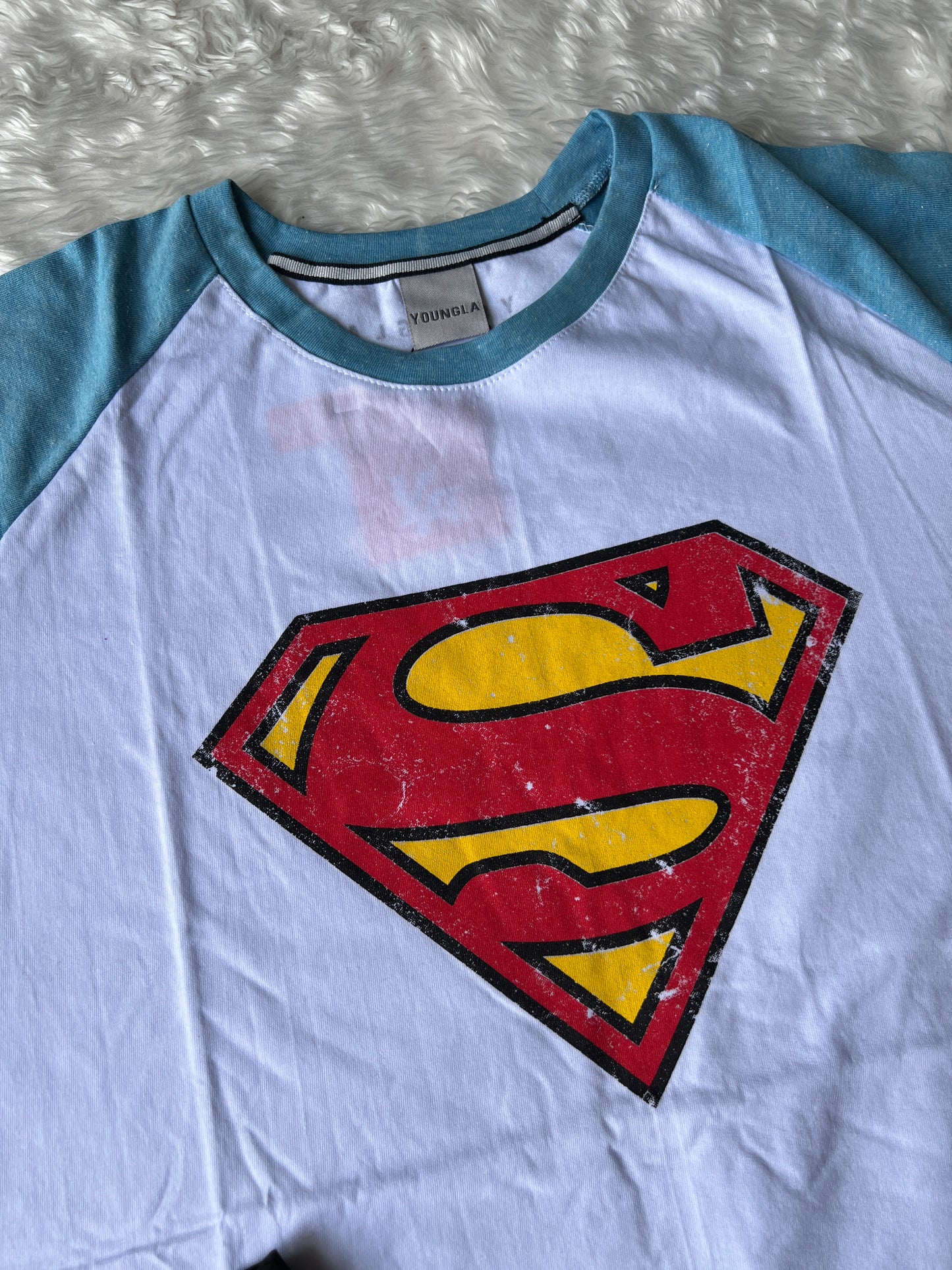 PLAYERAS MANGA 3/4 SUPERMAN