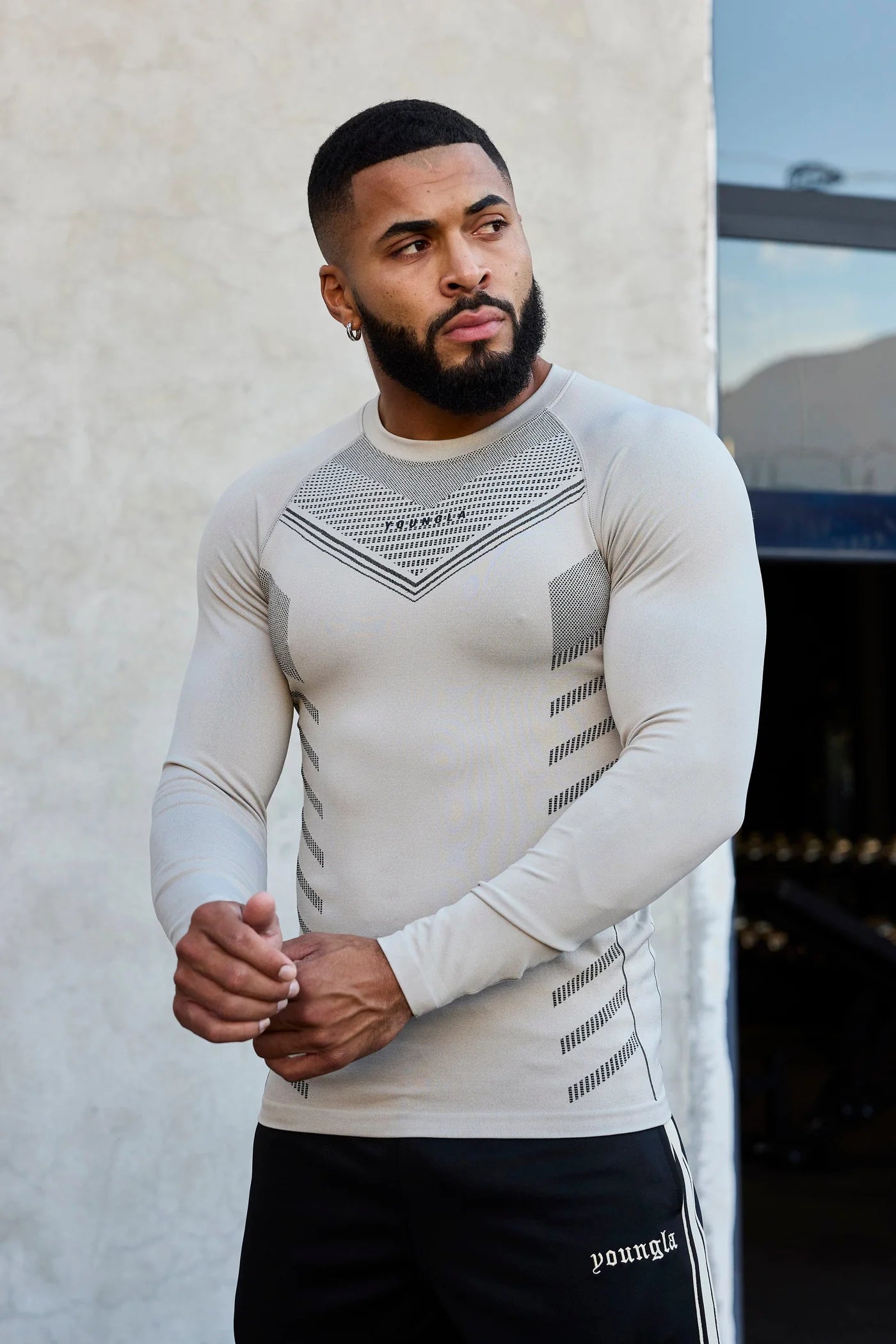 Playera Compression Manga Larga SuperHeroe YLA